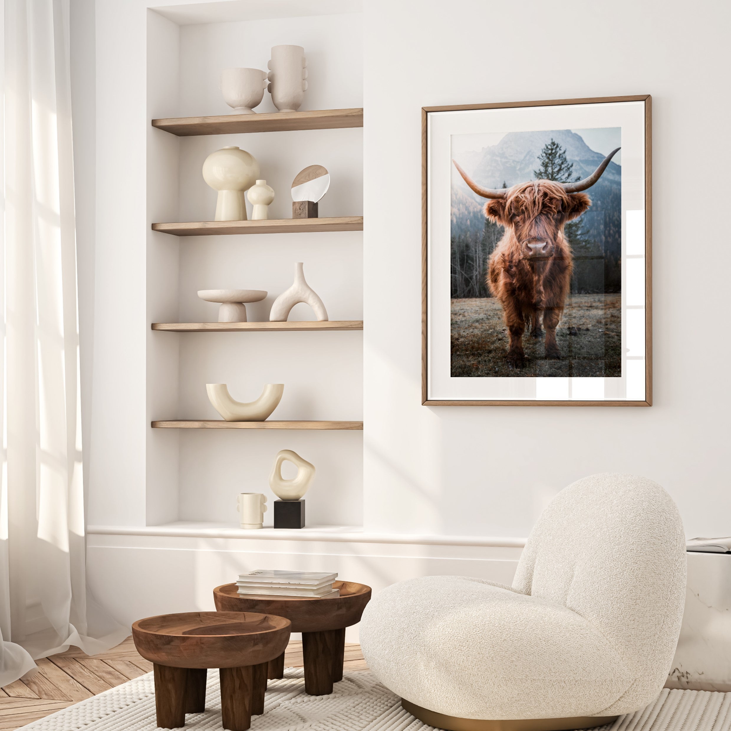 highland cattle wall art