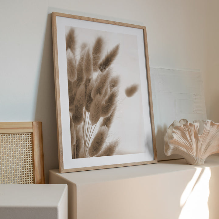 bunny tails grass poster