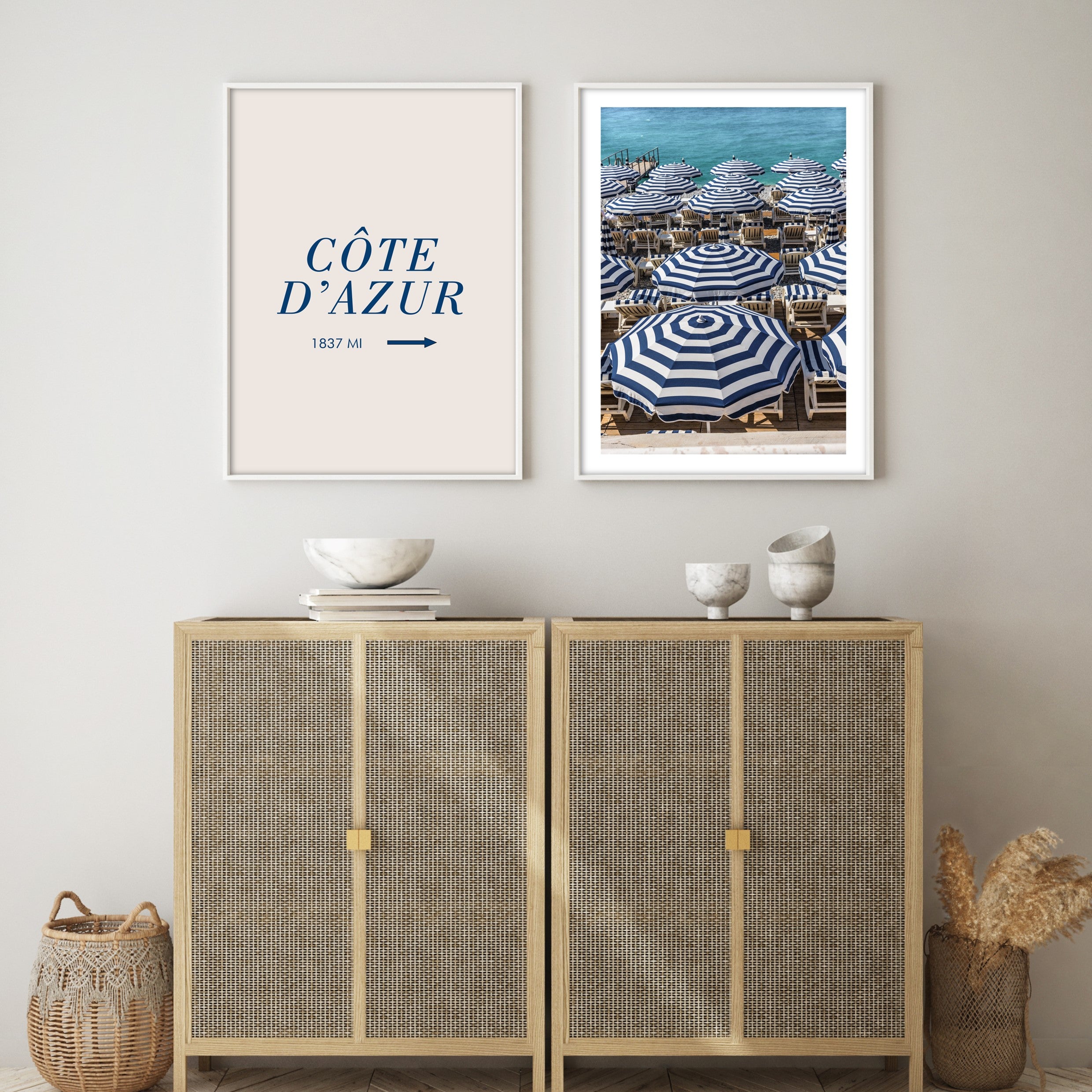 cote d'azur wall print