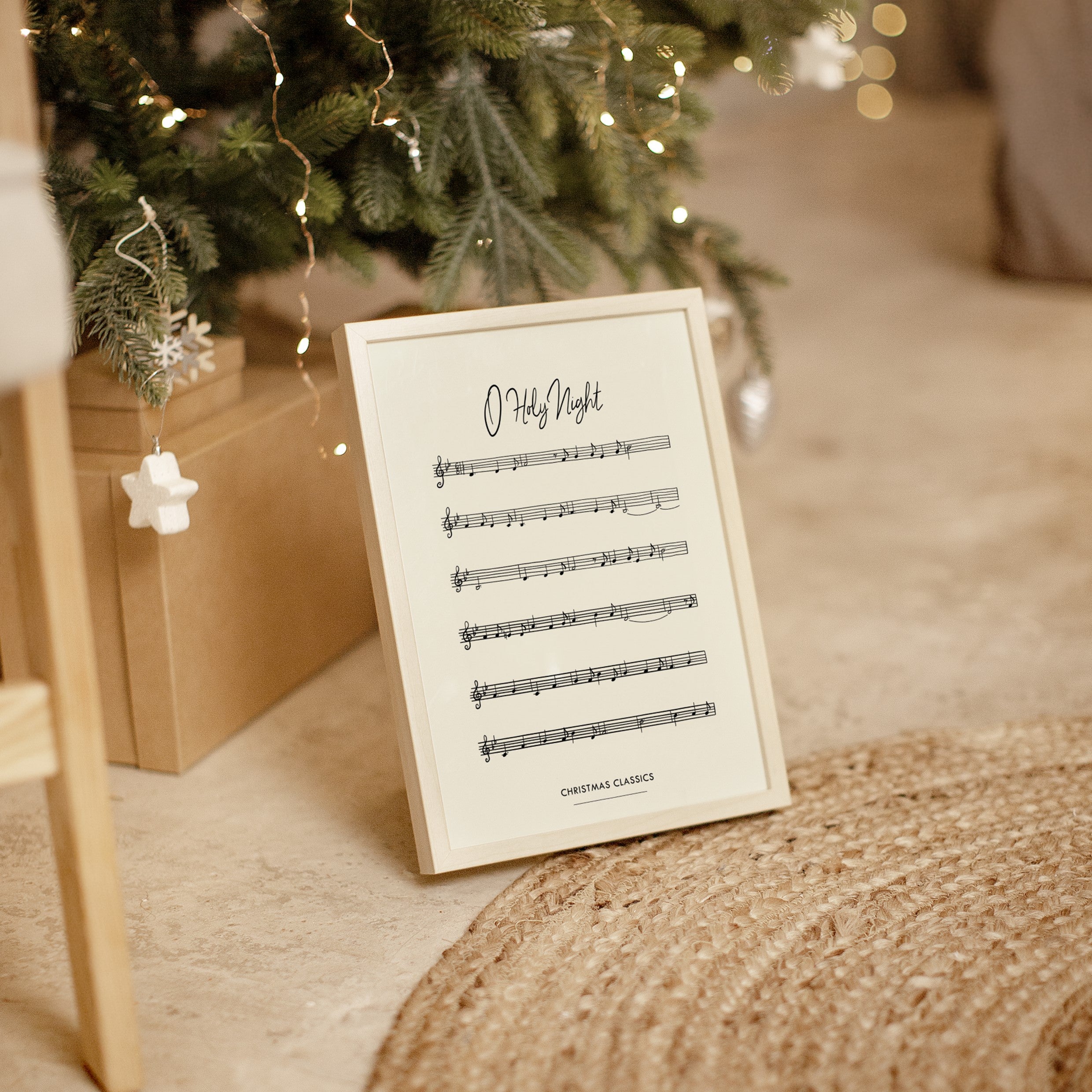 christmas music poster