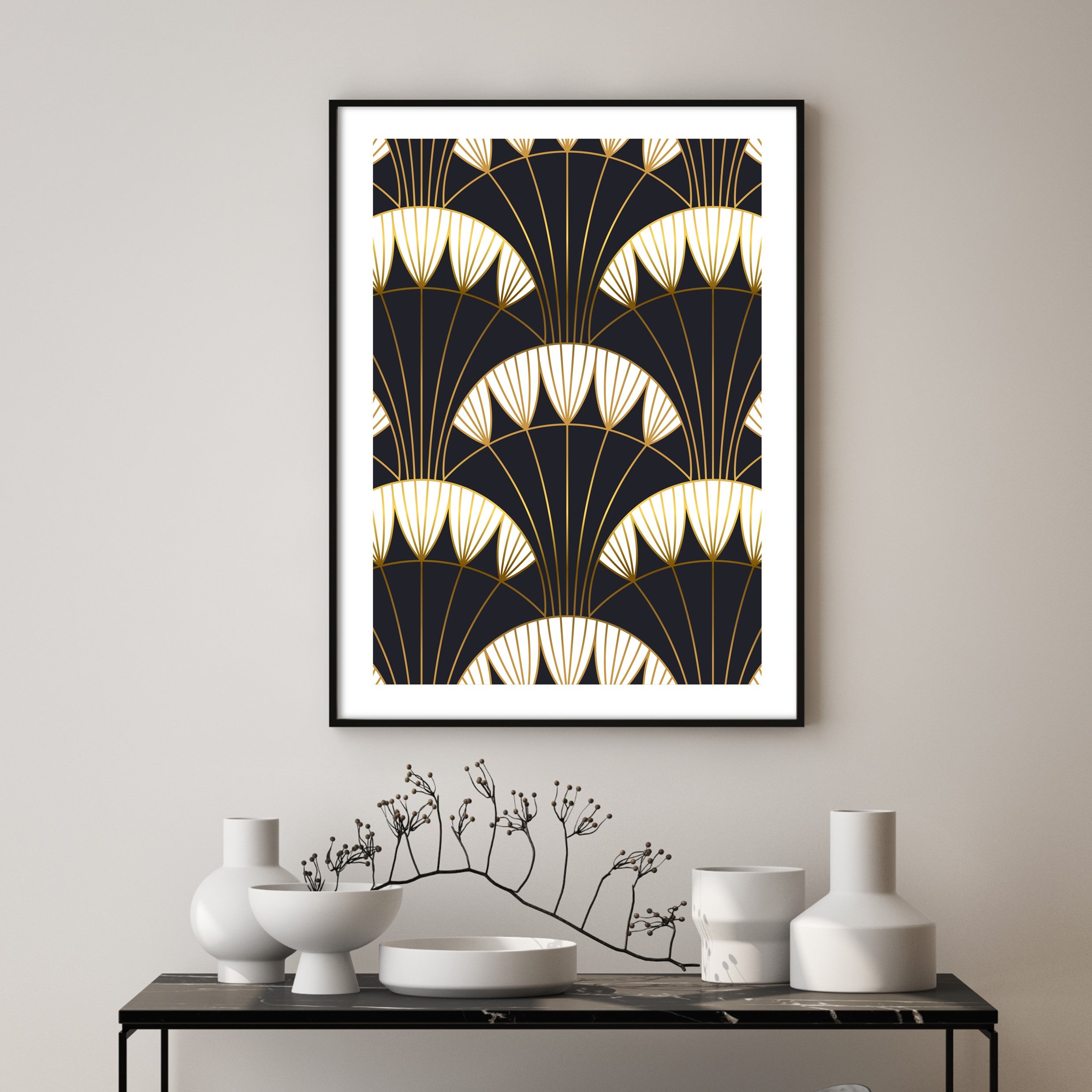 art deco wall art