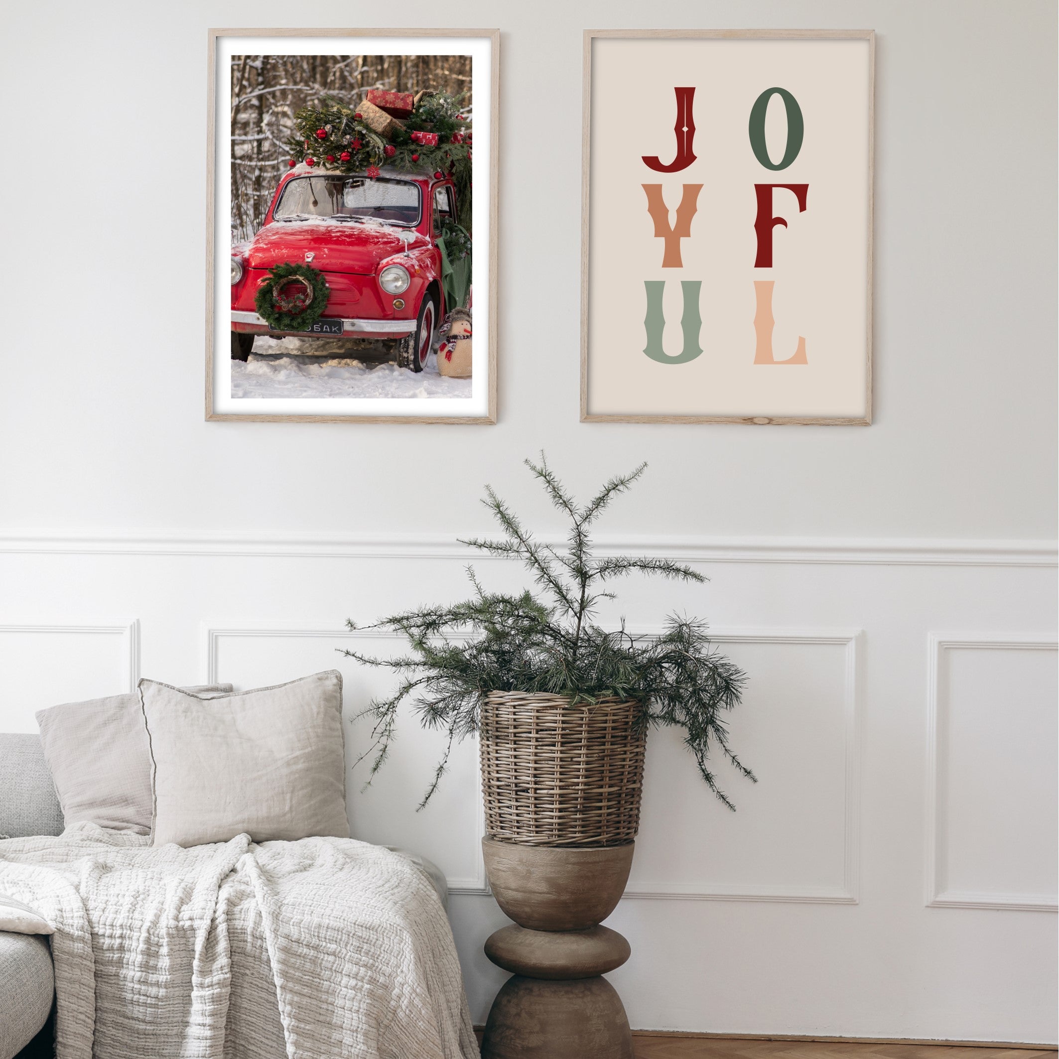 christmas wall prints