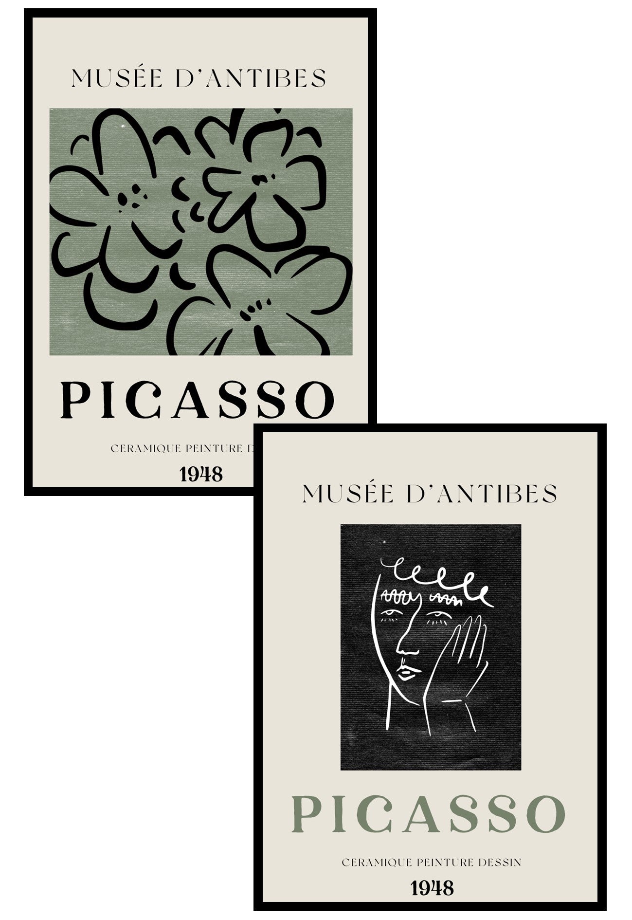 collection 053 set of 2 picasso posters