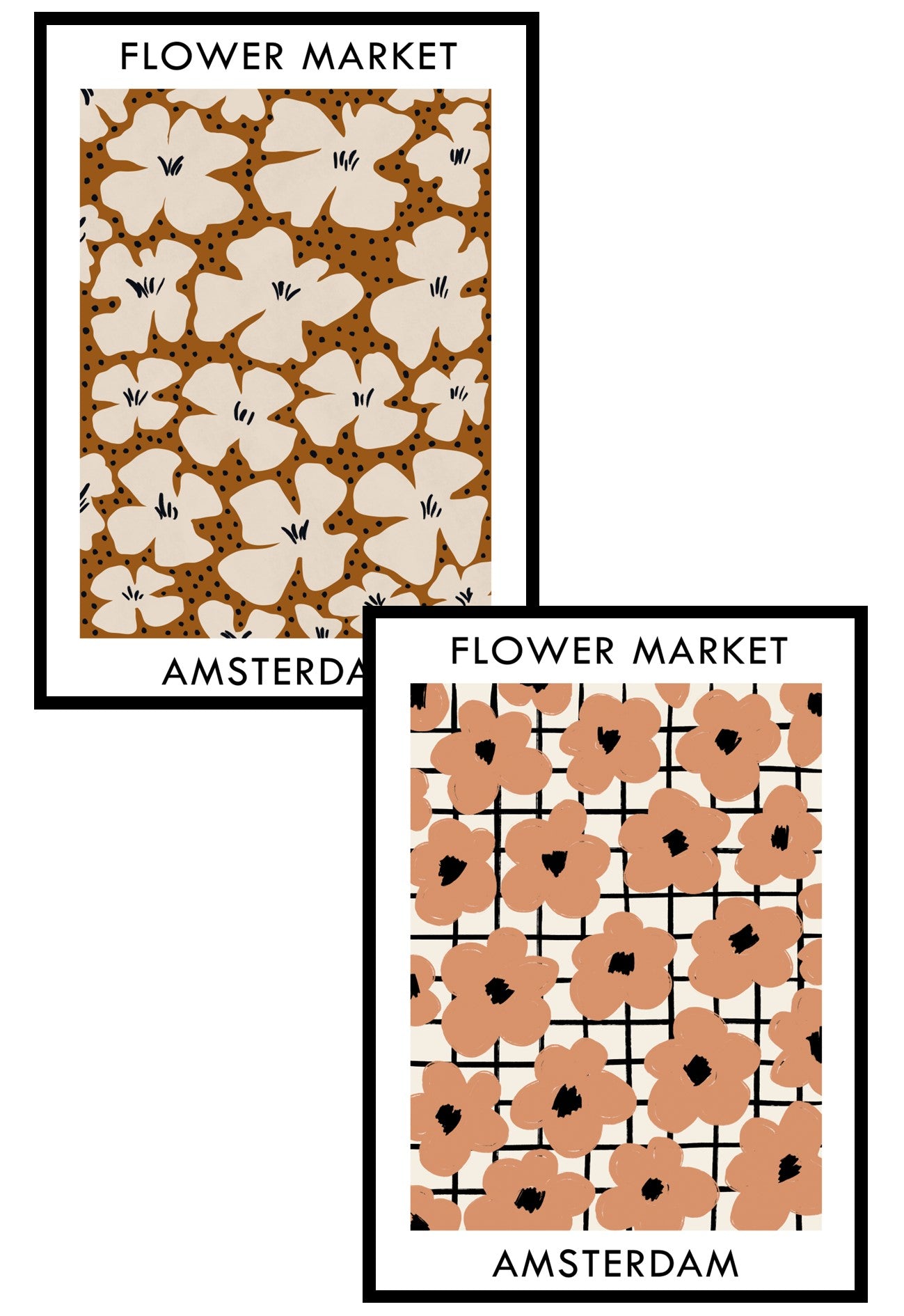 collection 065 botanical print sets flower market design