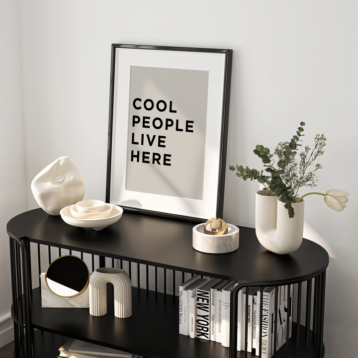 cool people live here poster