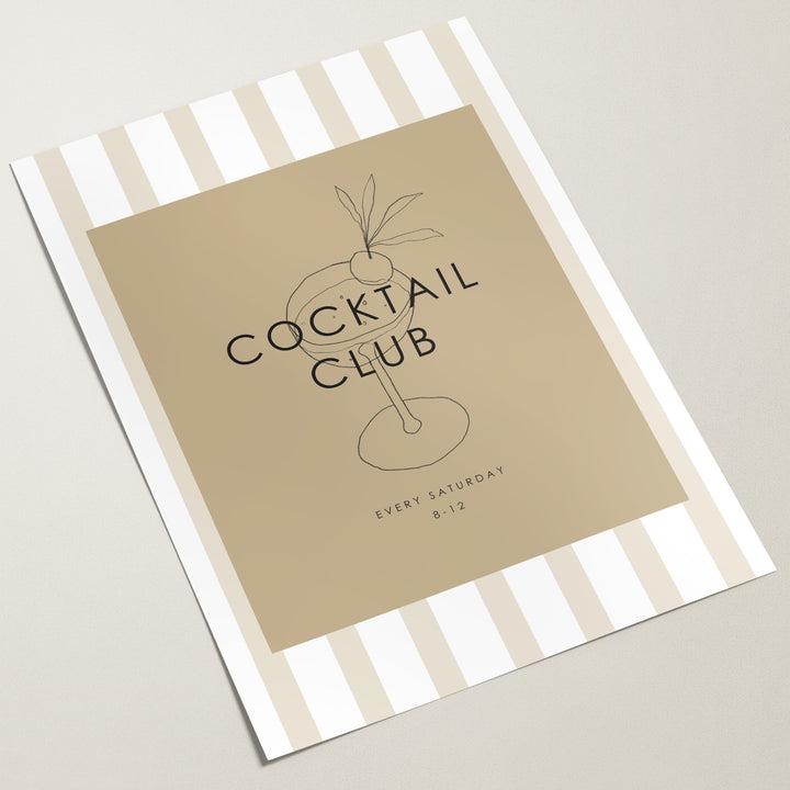 cocktail club poster