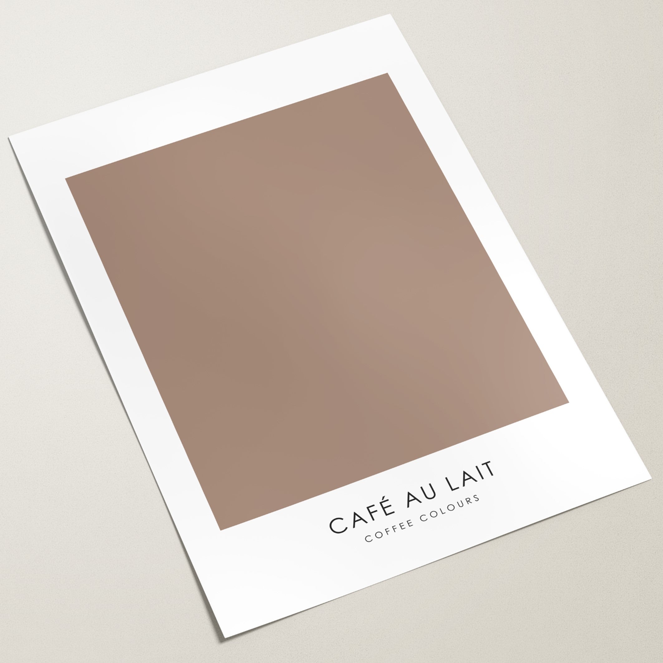 cafe au lait poster