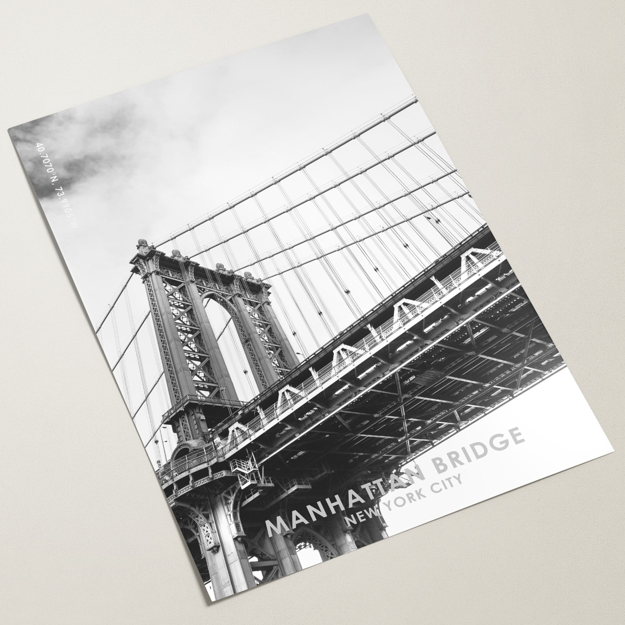 manhattan bridge poster