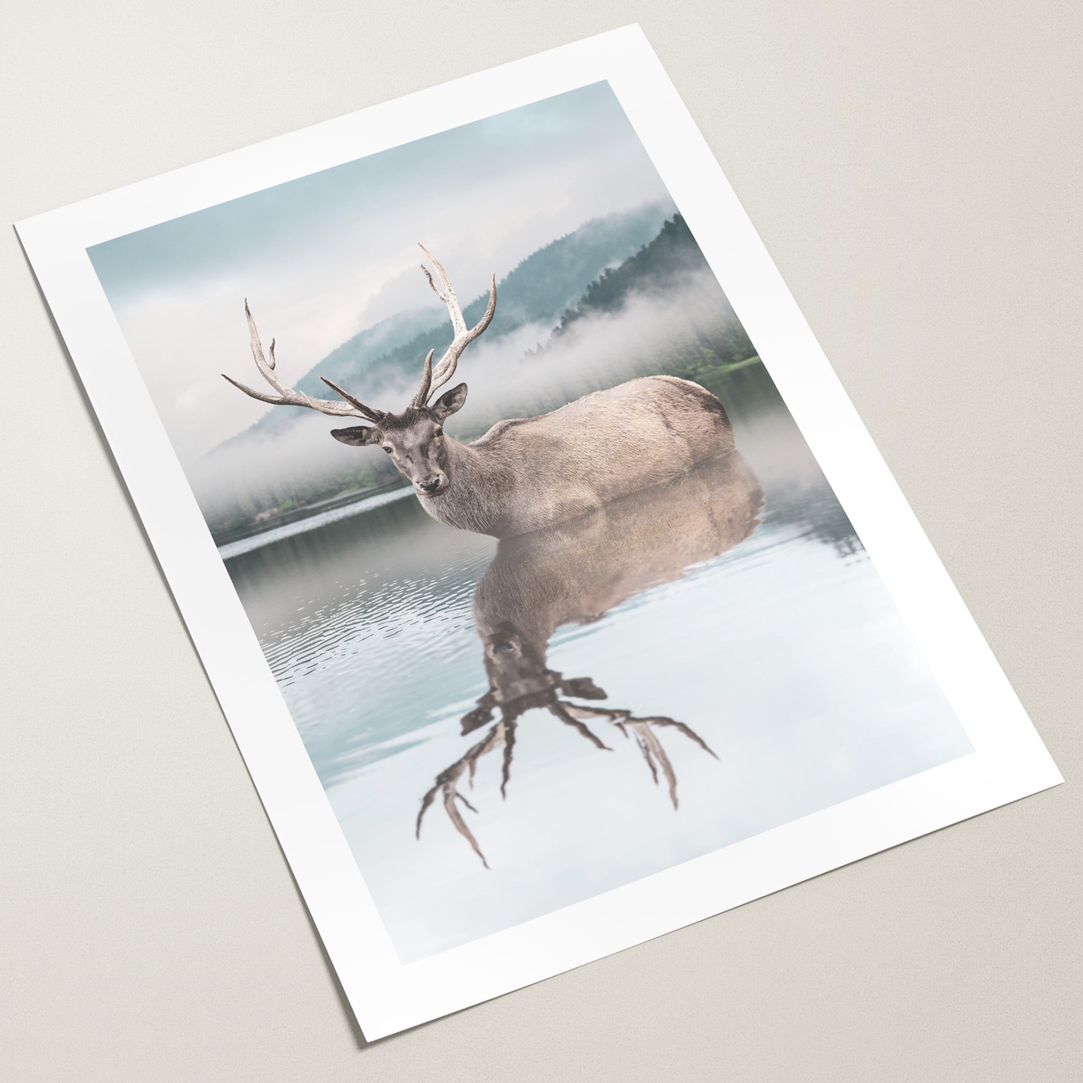 stag lake wall art