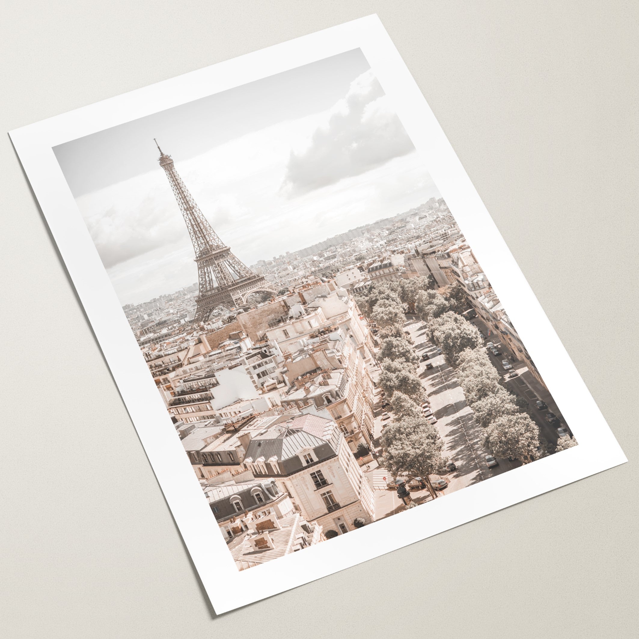 paris skyline wall art