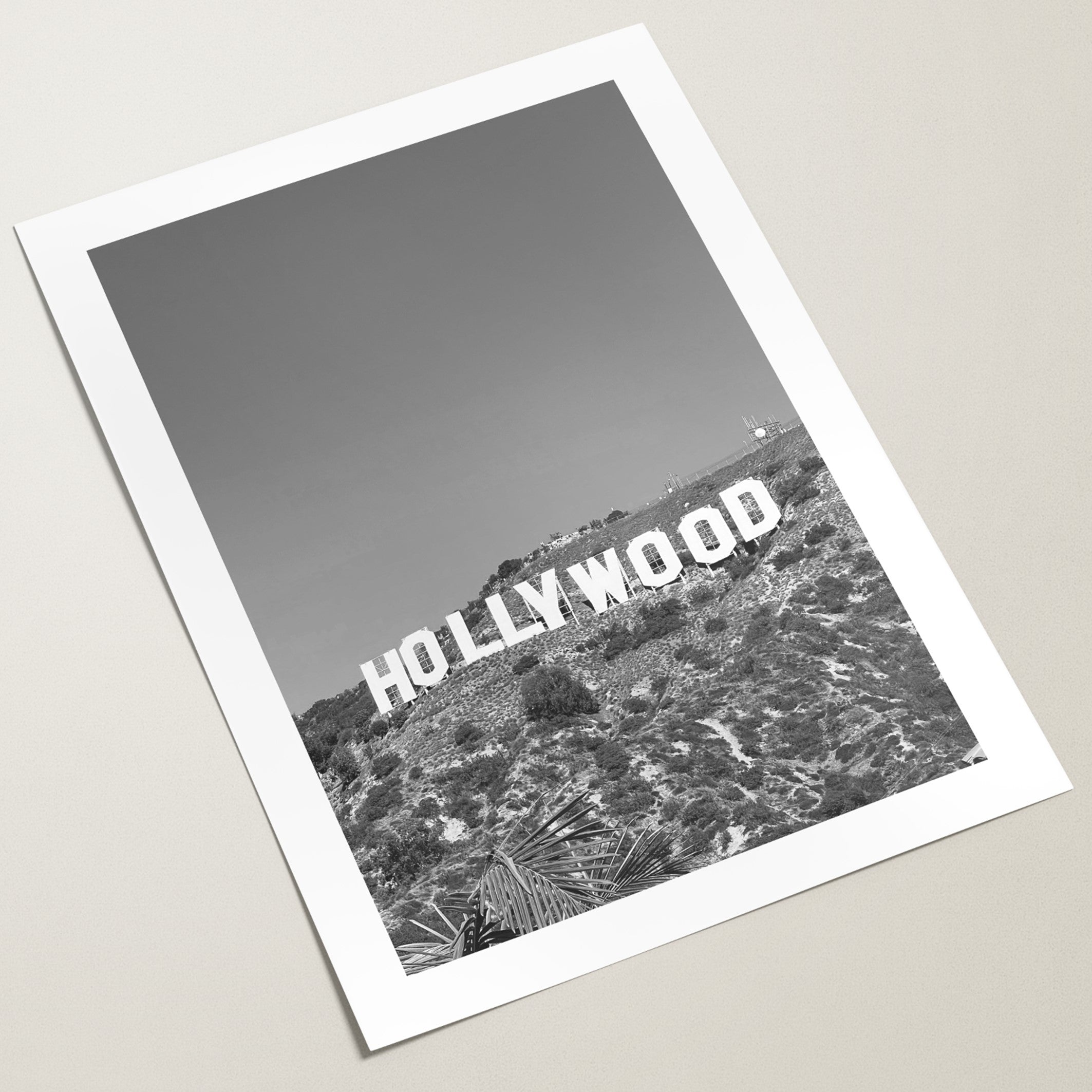 hollywood sign poster