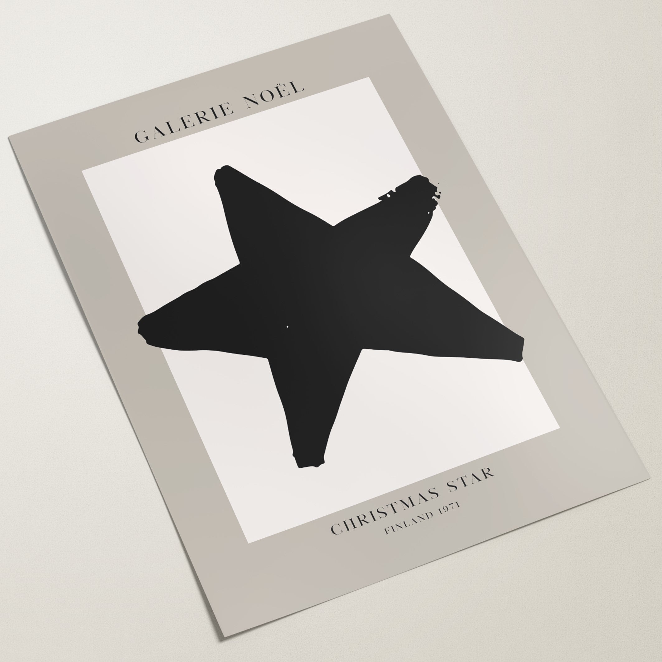 christmas star wall art