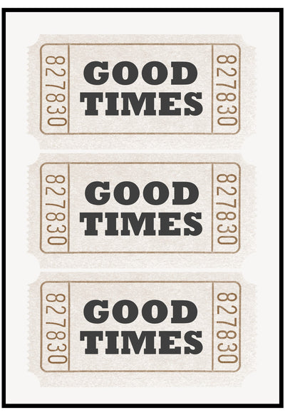 good times poster