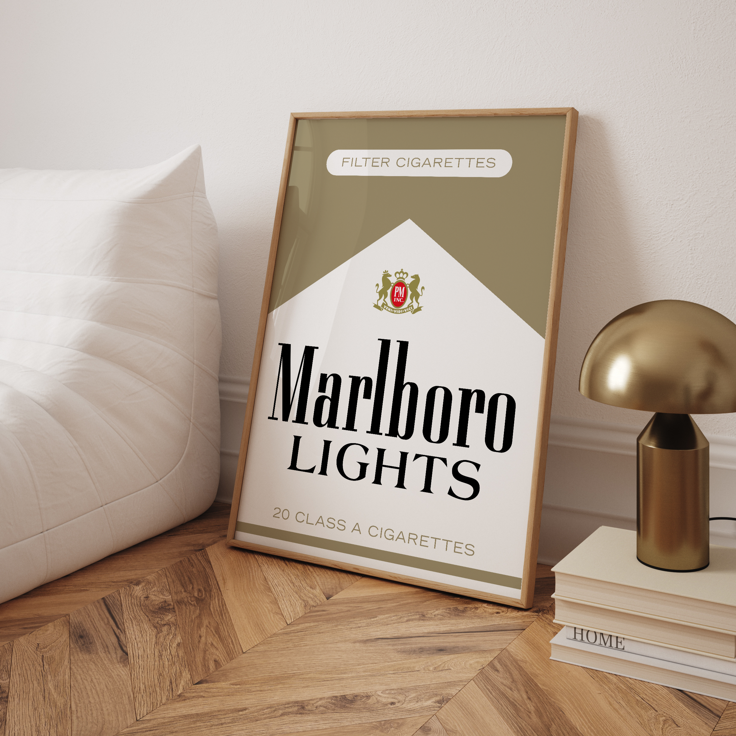 iconic light cigarette poster