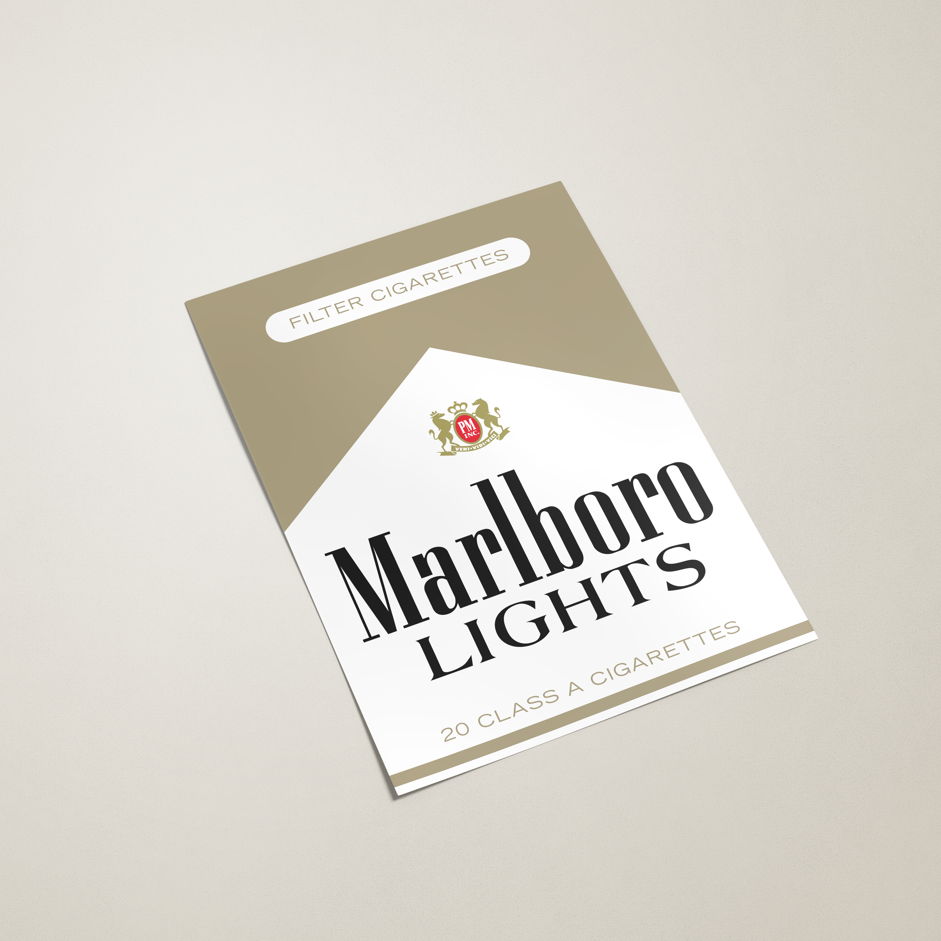 iconic light cigarette poster