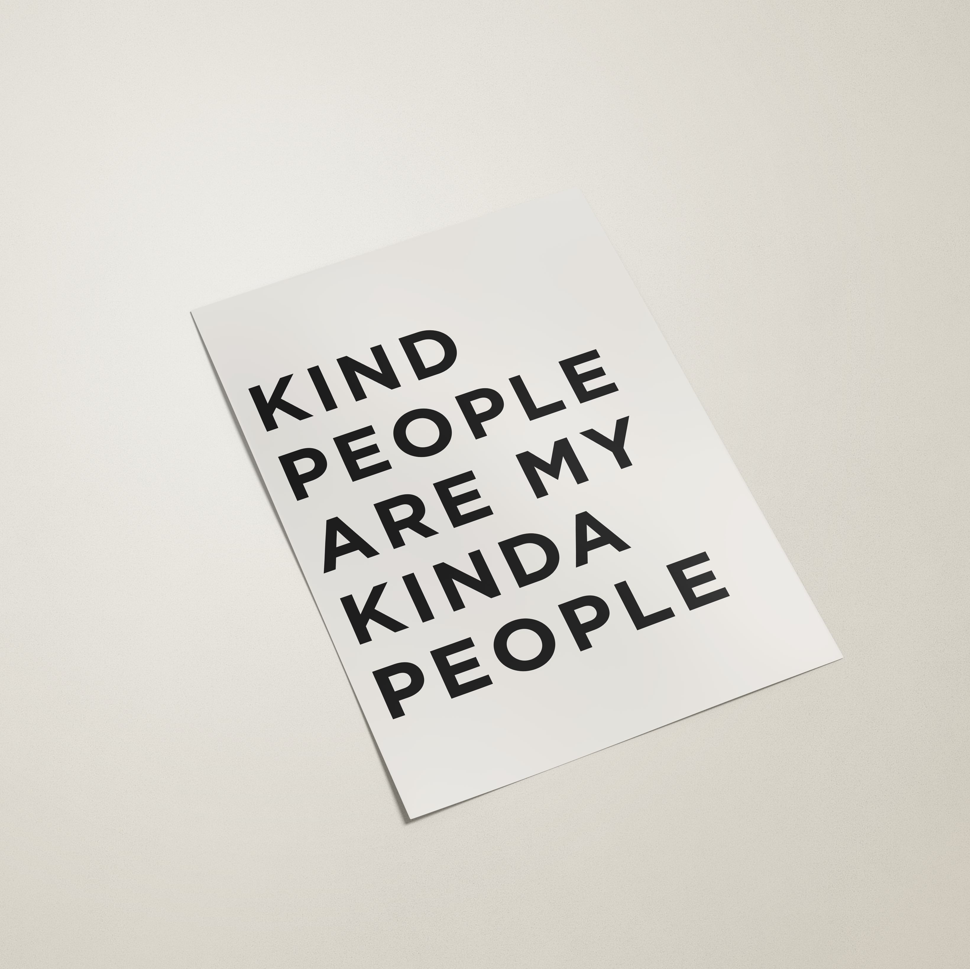 kind people poster