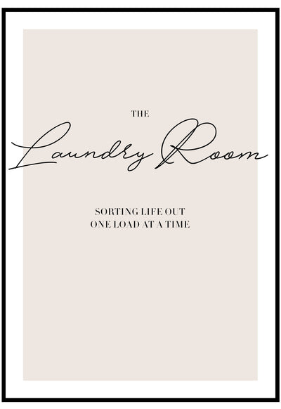 the laundry room poster