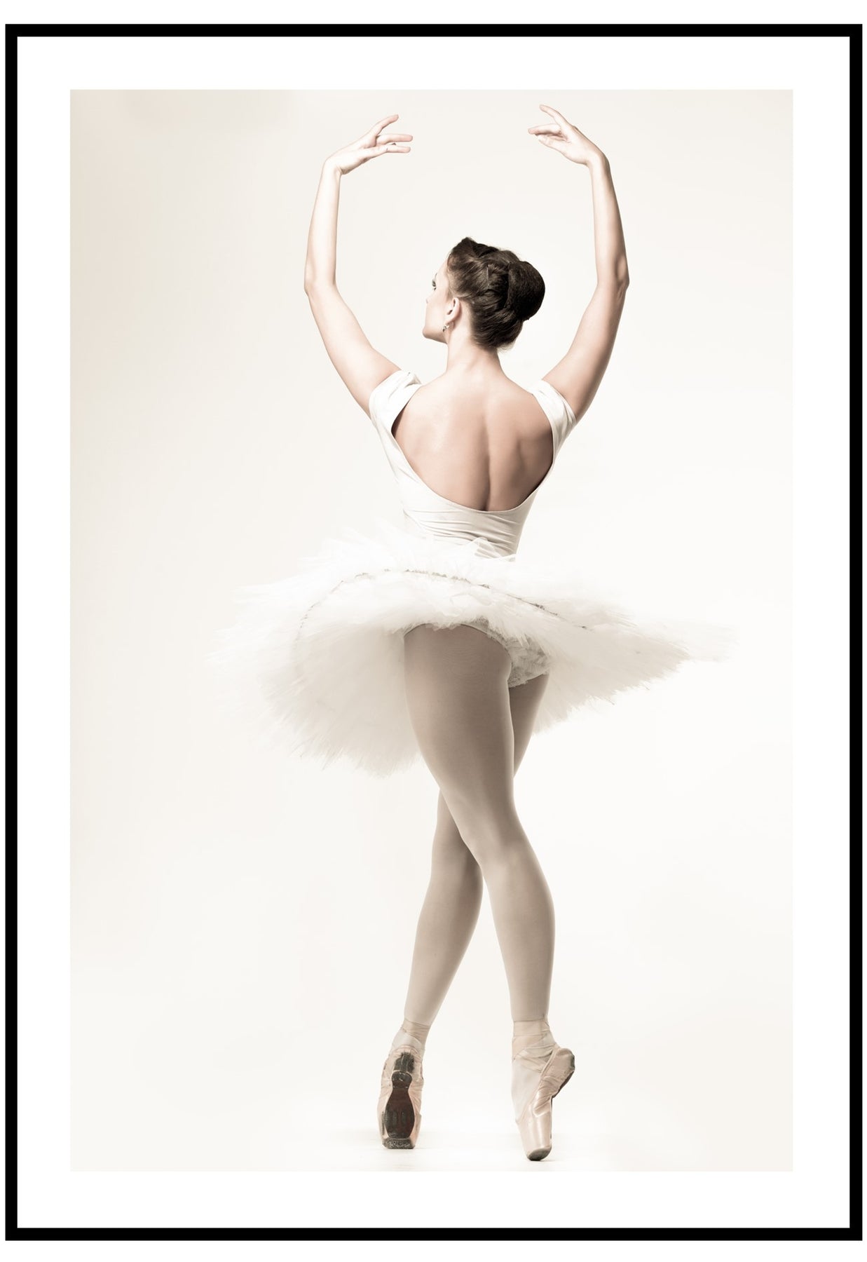 Modern style ballet dancer posing on a studio background Stock Photo - Alamy