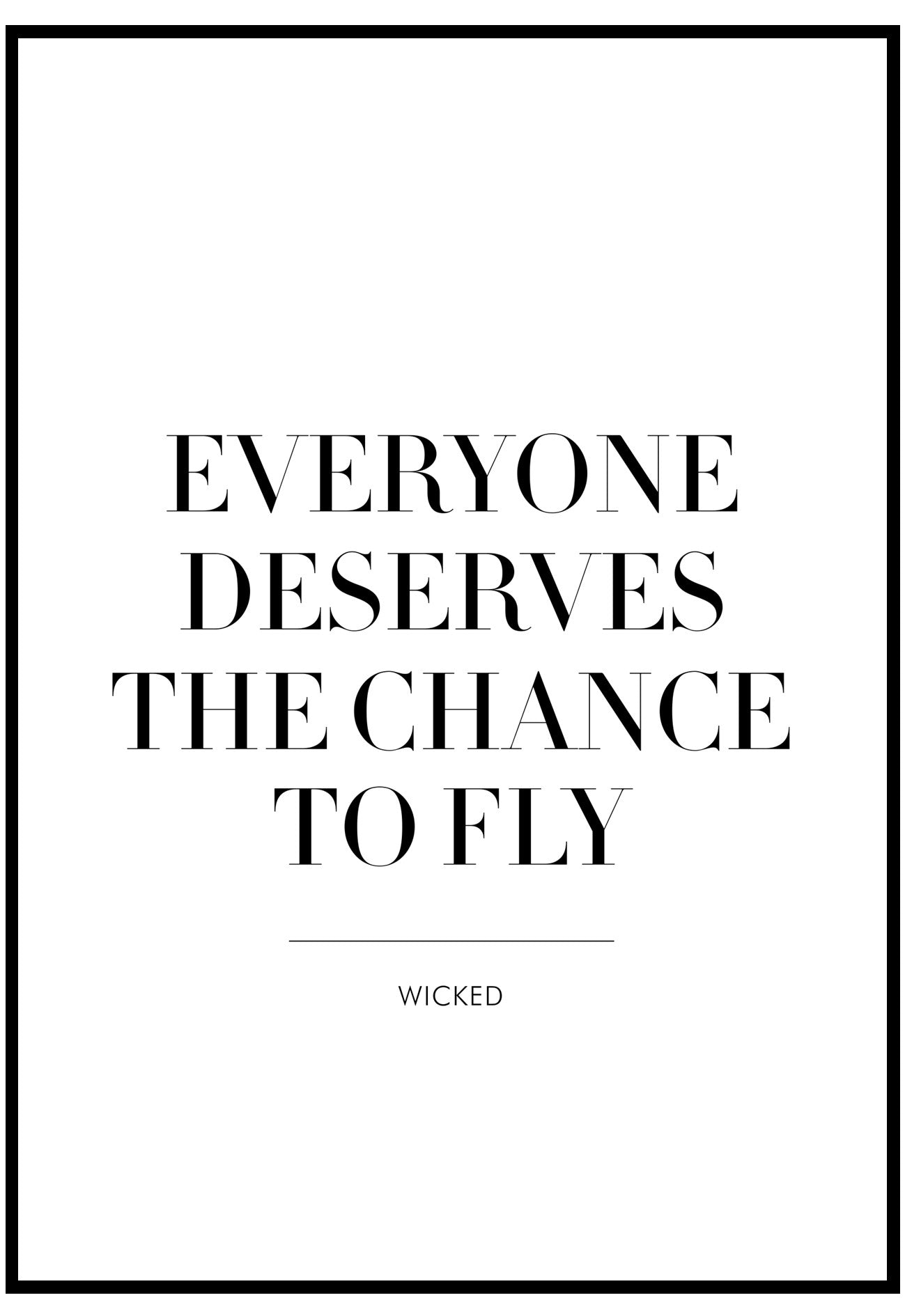 wicked quote poster