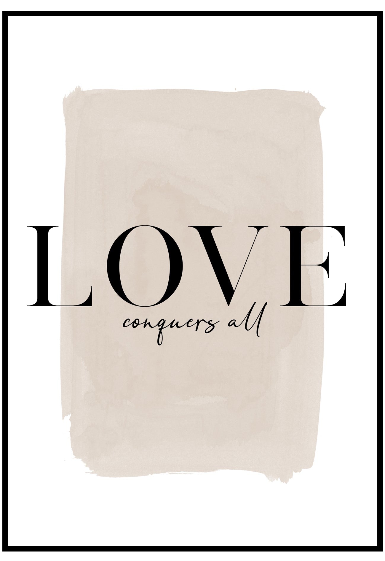 love conquers all poster