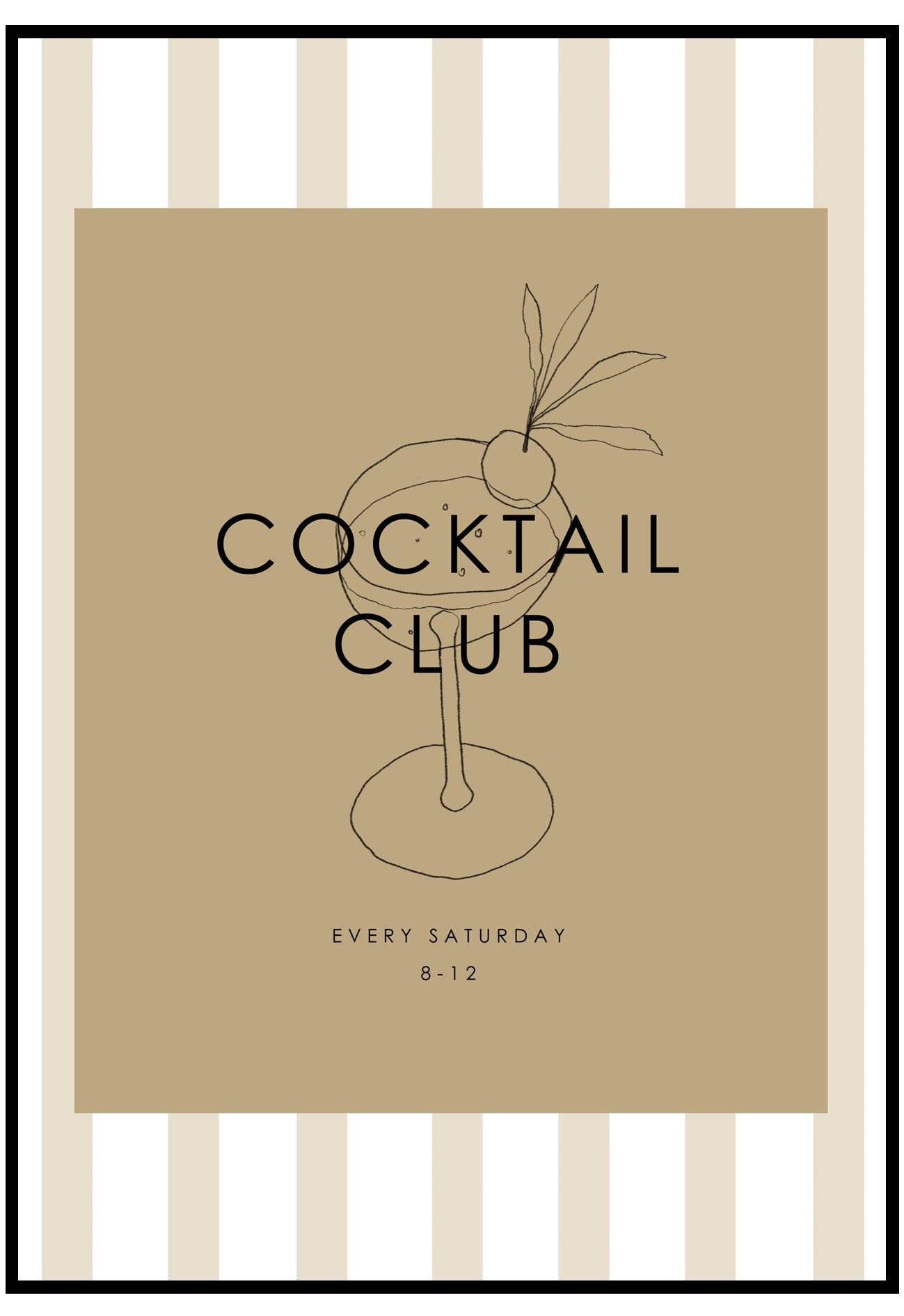 cocktail club poster