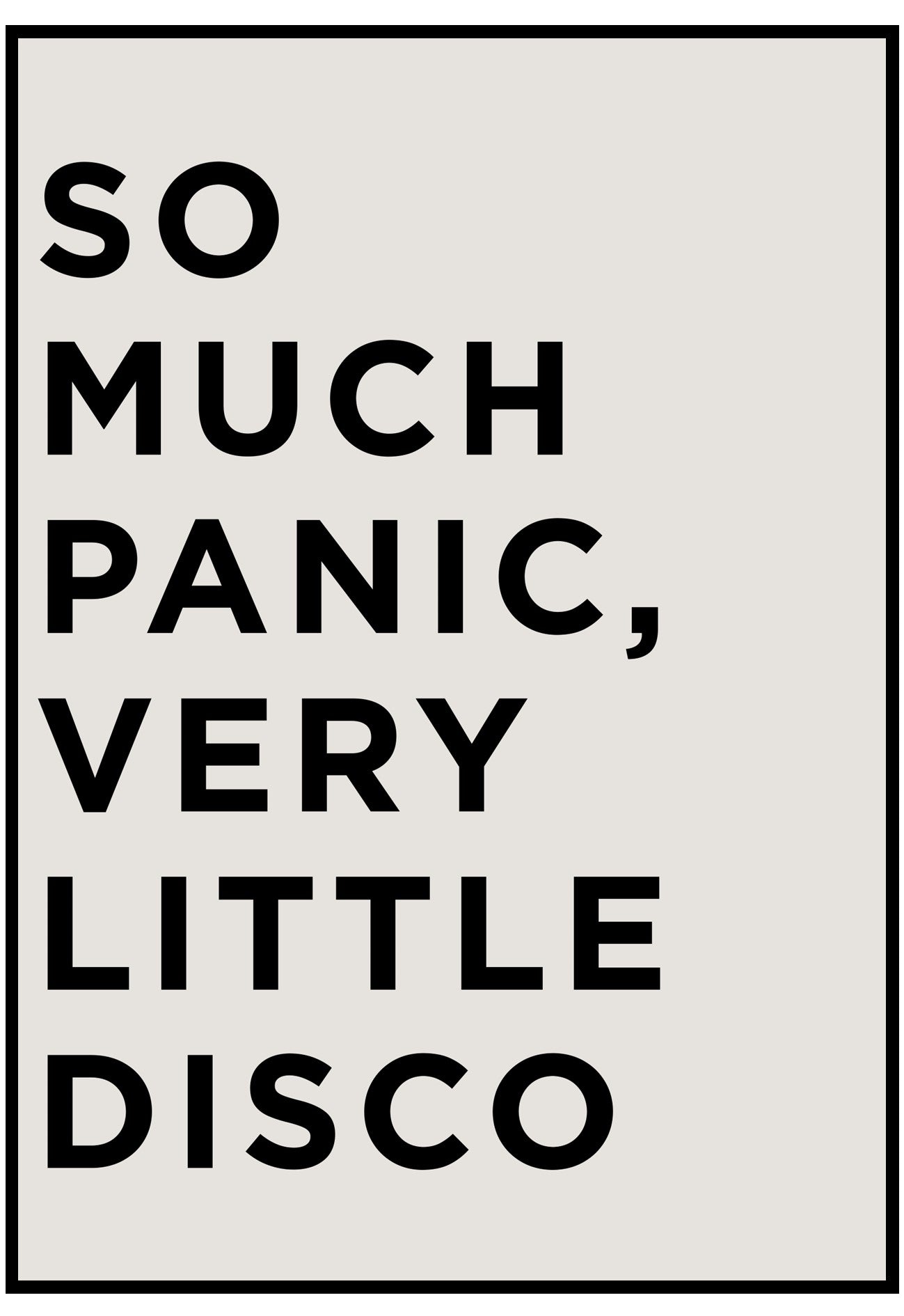 so much panic poster