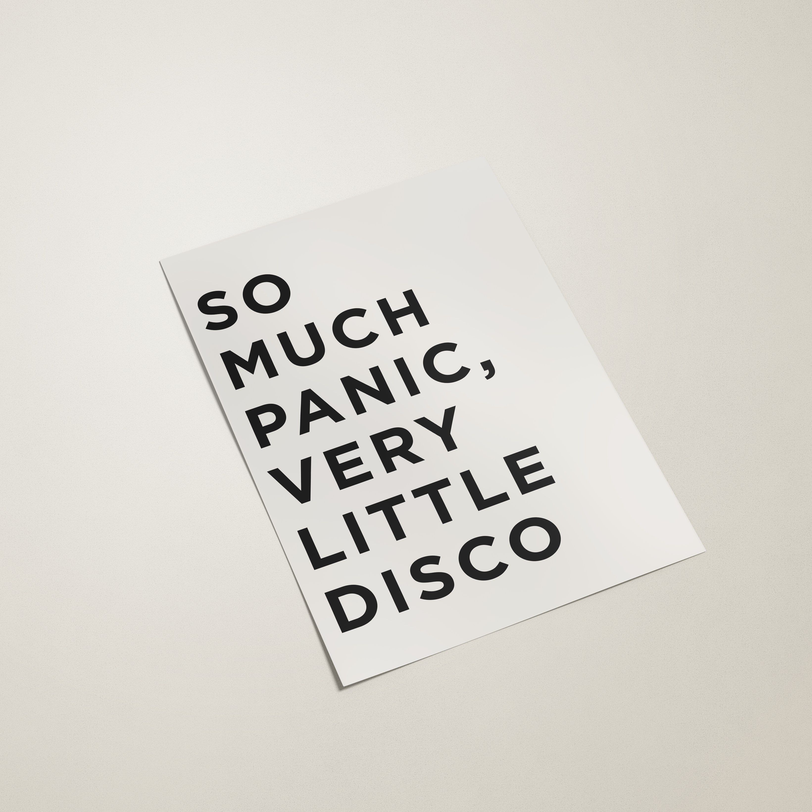 so much panic poster