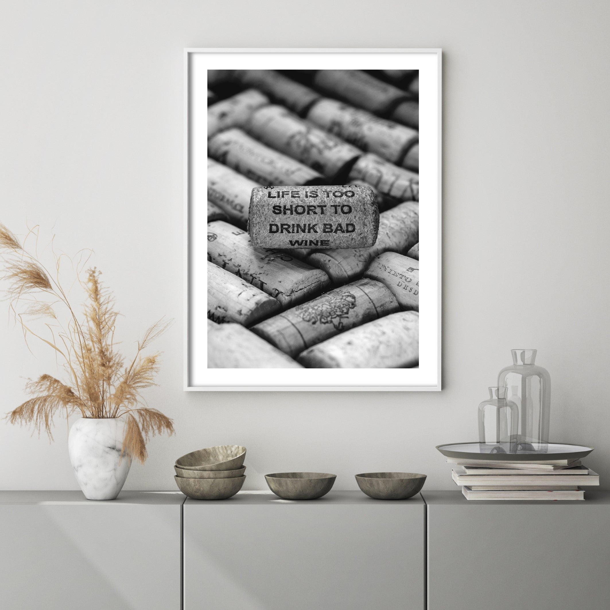 wine corks poster