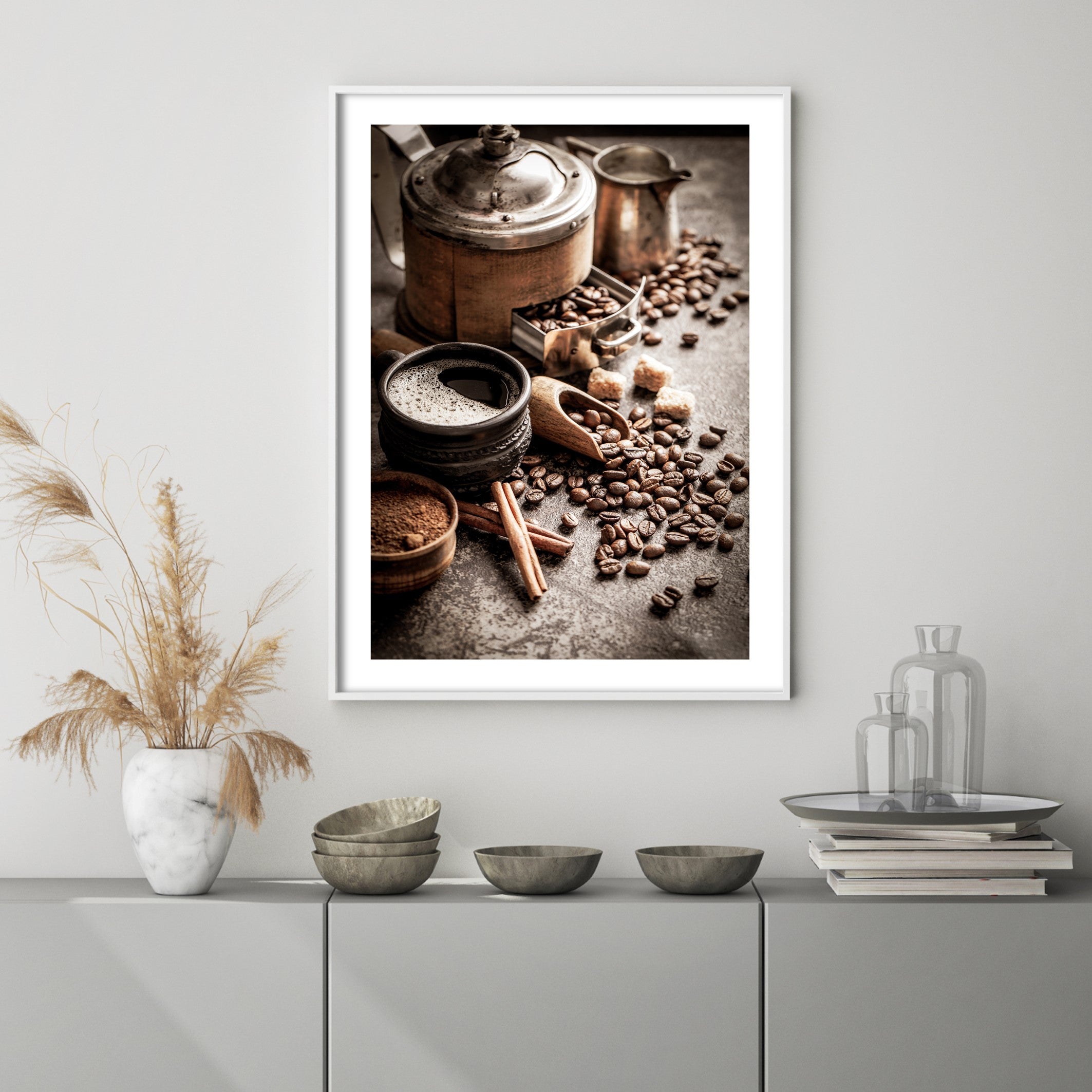 coffee beans poster