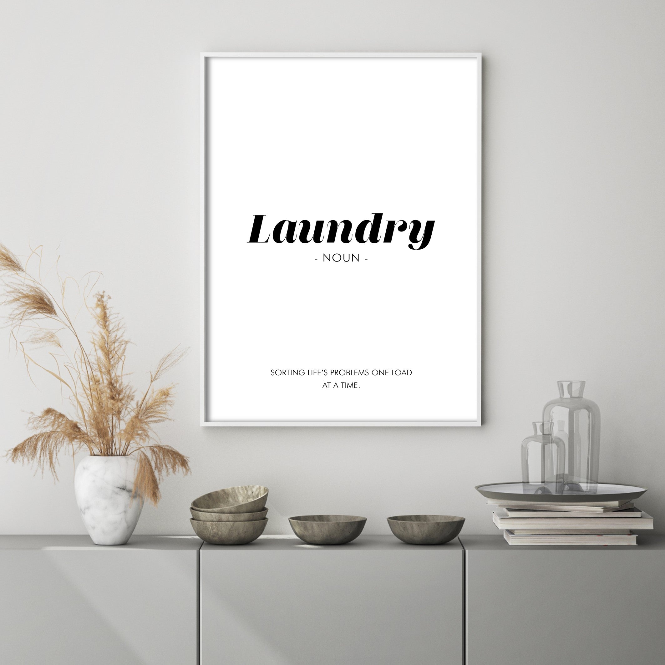 Laundry Definition Poster