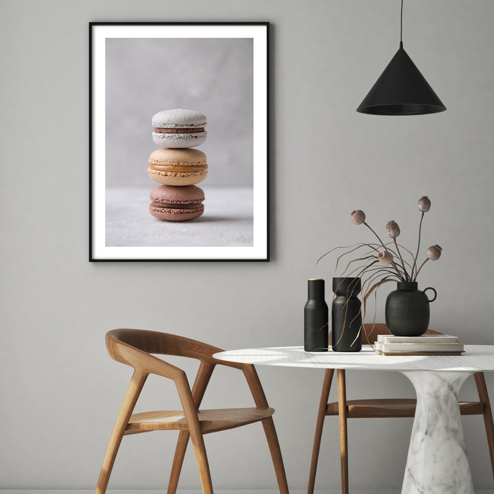 macaron tower wall art