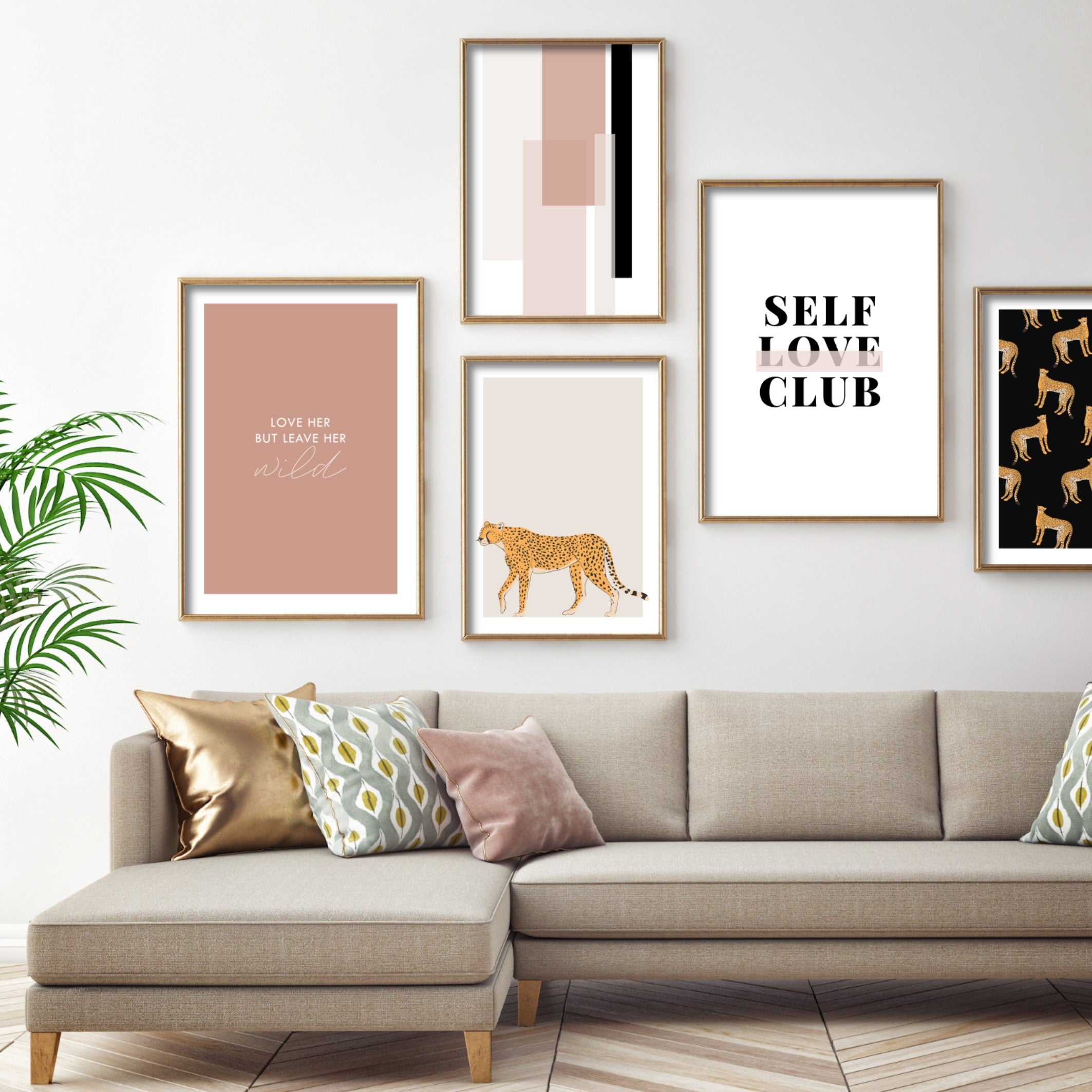 Print poster wall art love her but leave her wild