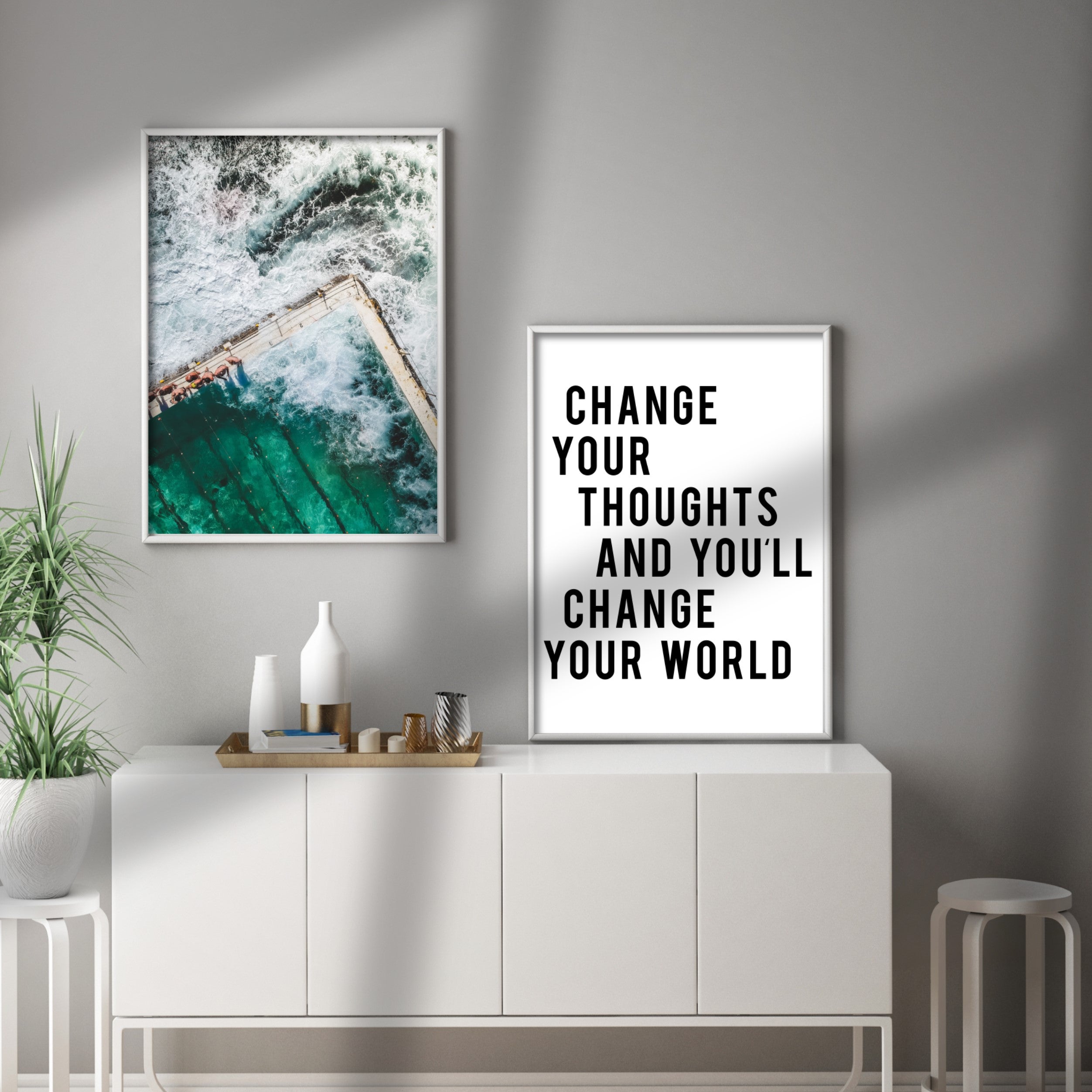 Print poster wall art bondi beach