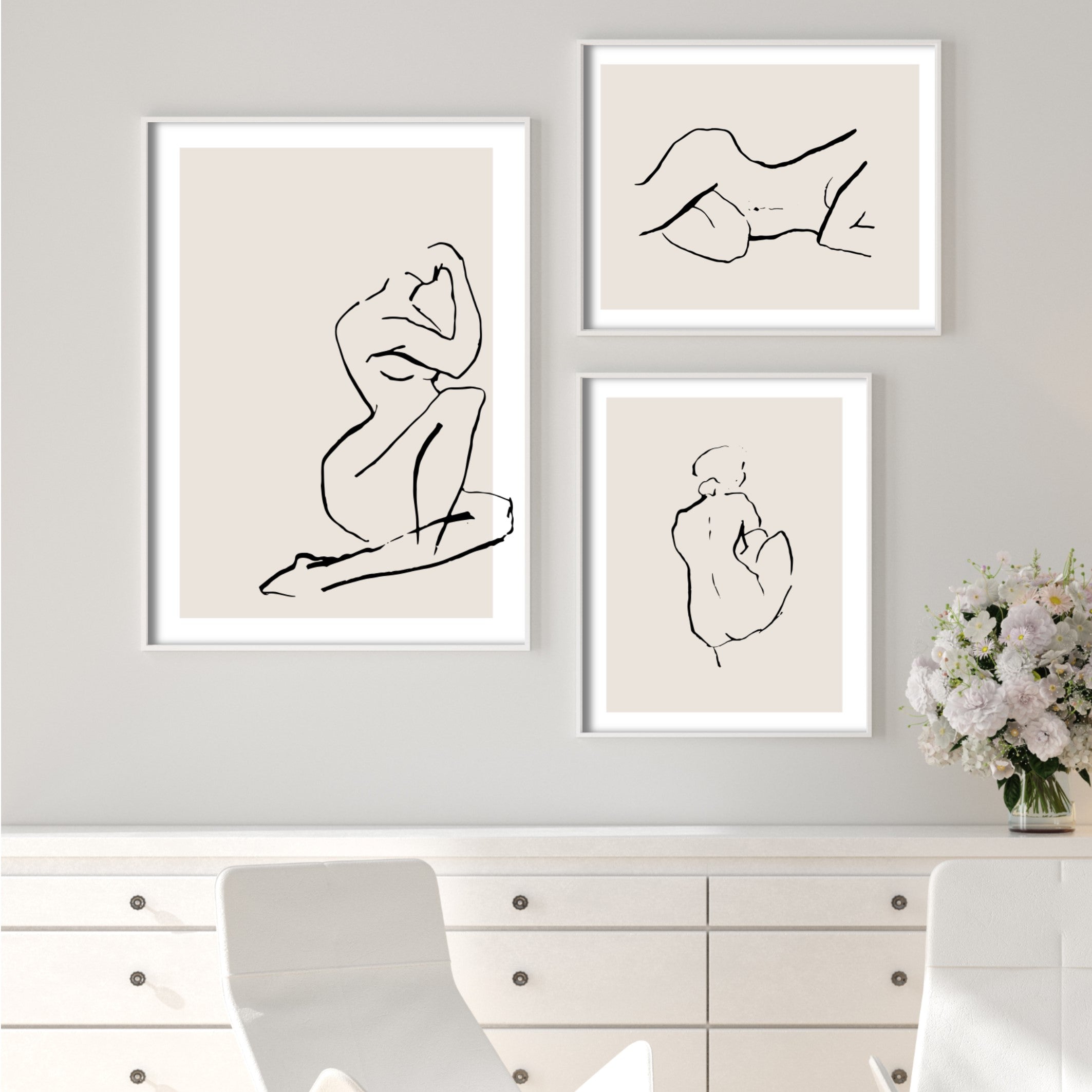 Print poster wall art naked 1