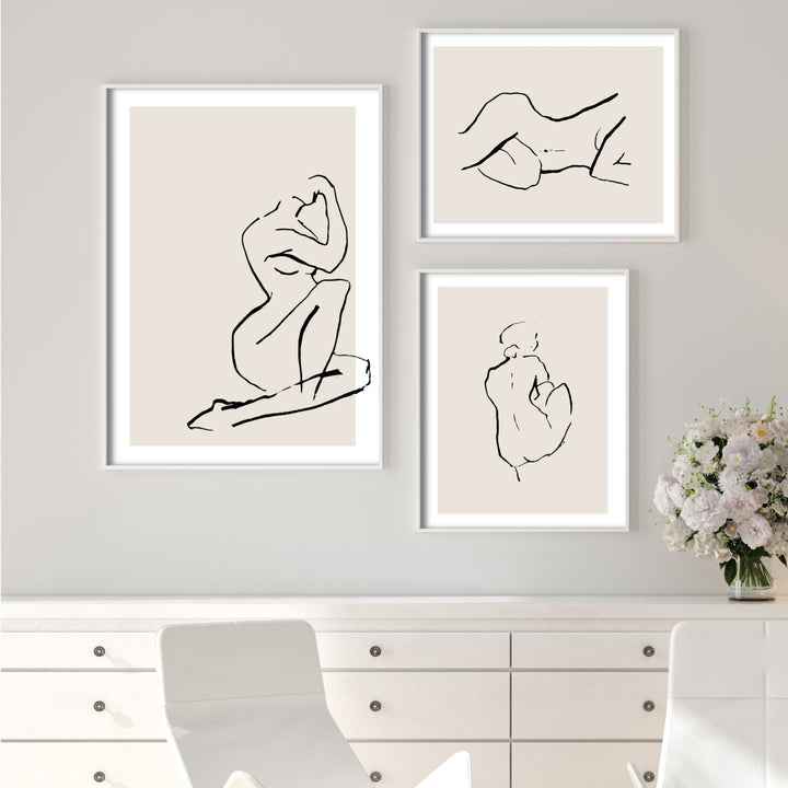 Print poster wall art naked 1