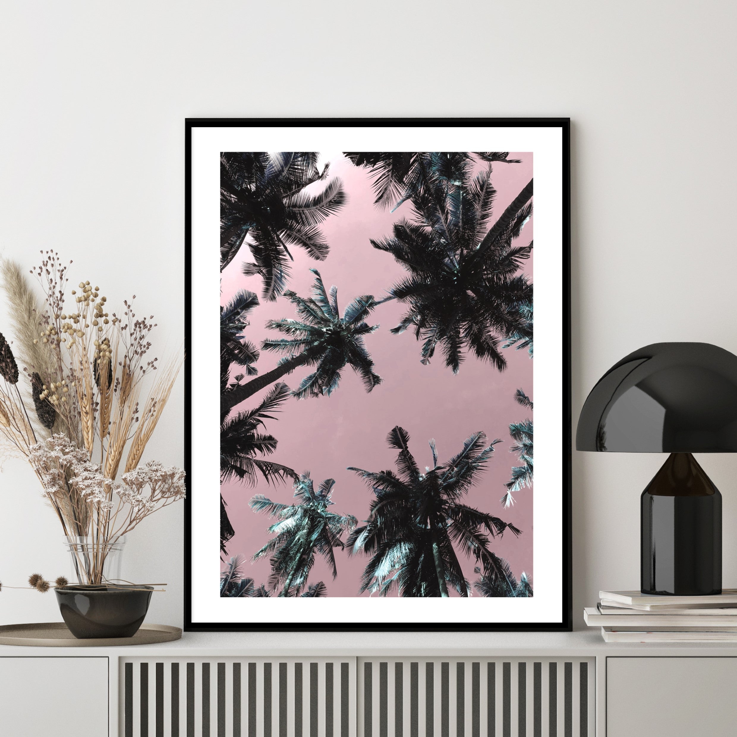 pink skies wall art