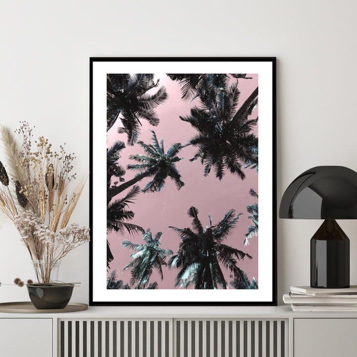 pink skies wall art