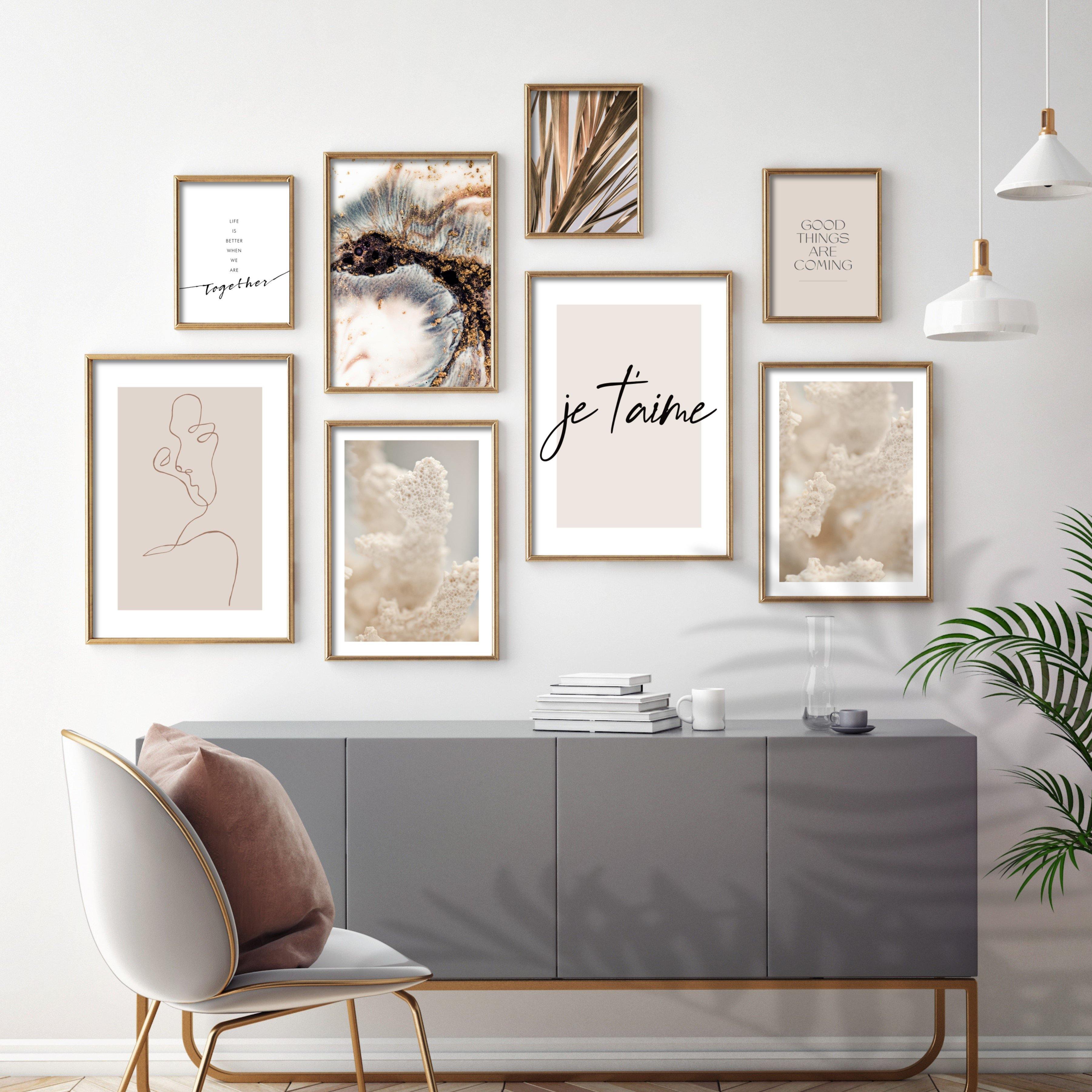 Print poster wall art je taime