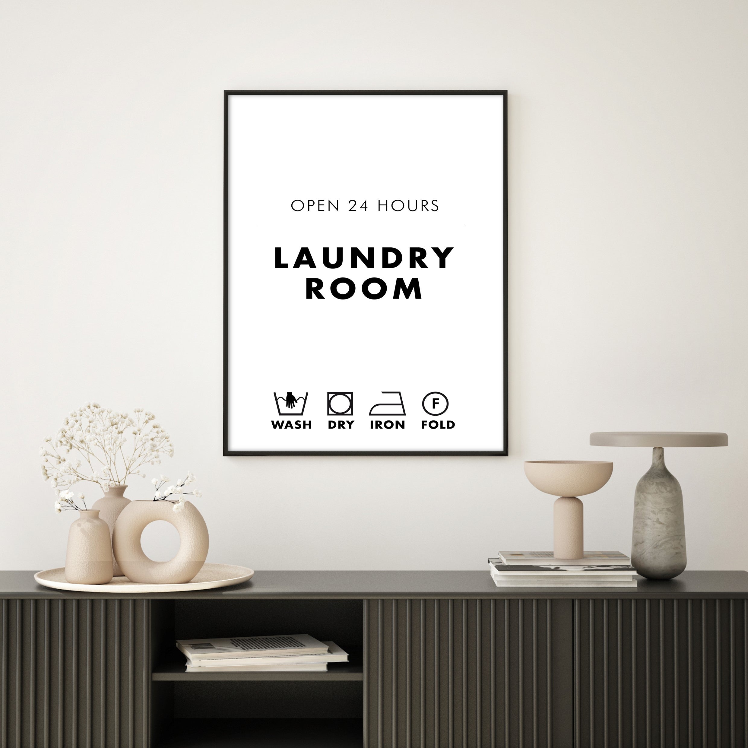 laundry room poster