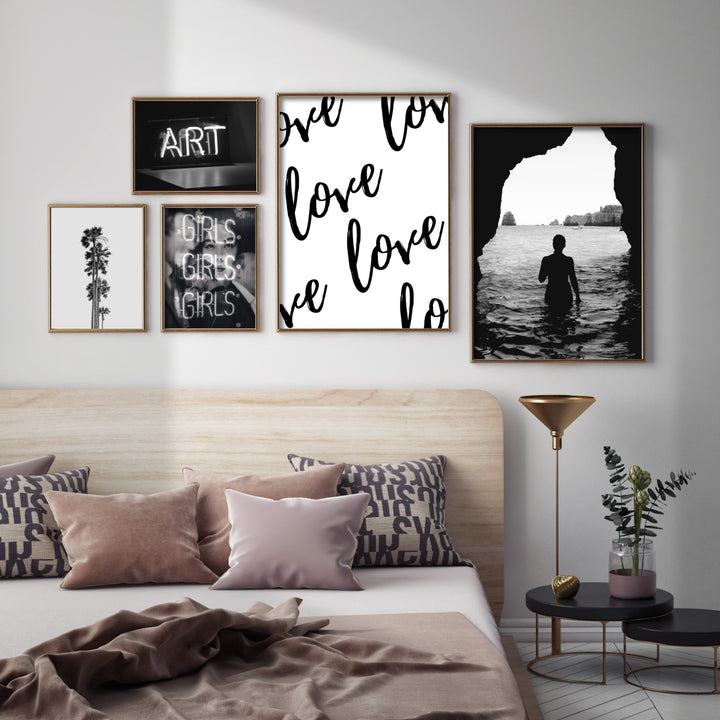 Print poster wall art love pattern