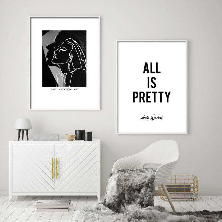 Print poster wall art life imitating art