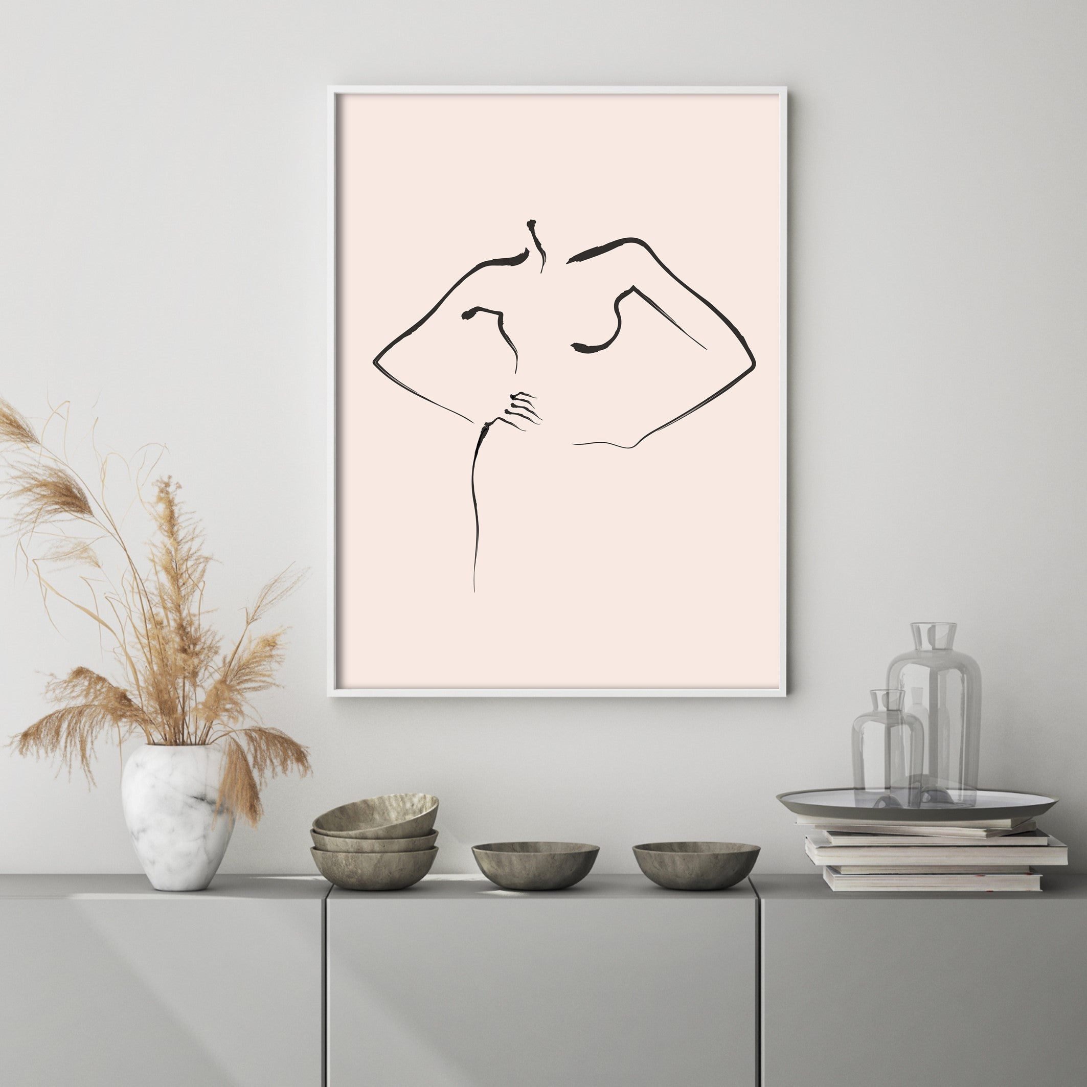 Print poster wall art silhouette