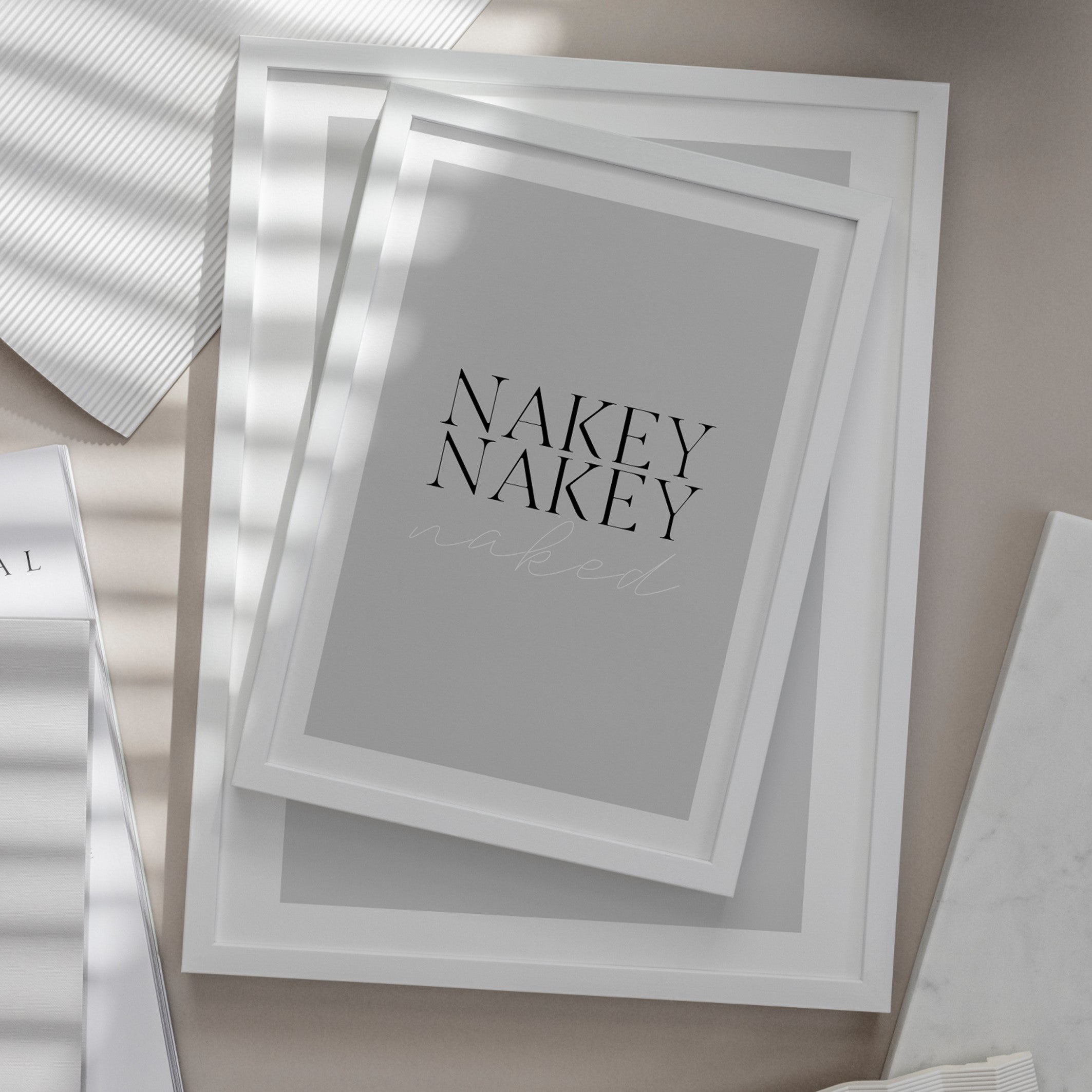 nakey nakey naked wall art