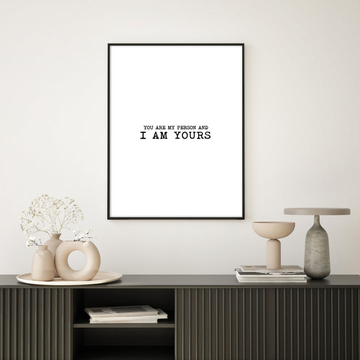 you are my person wall art