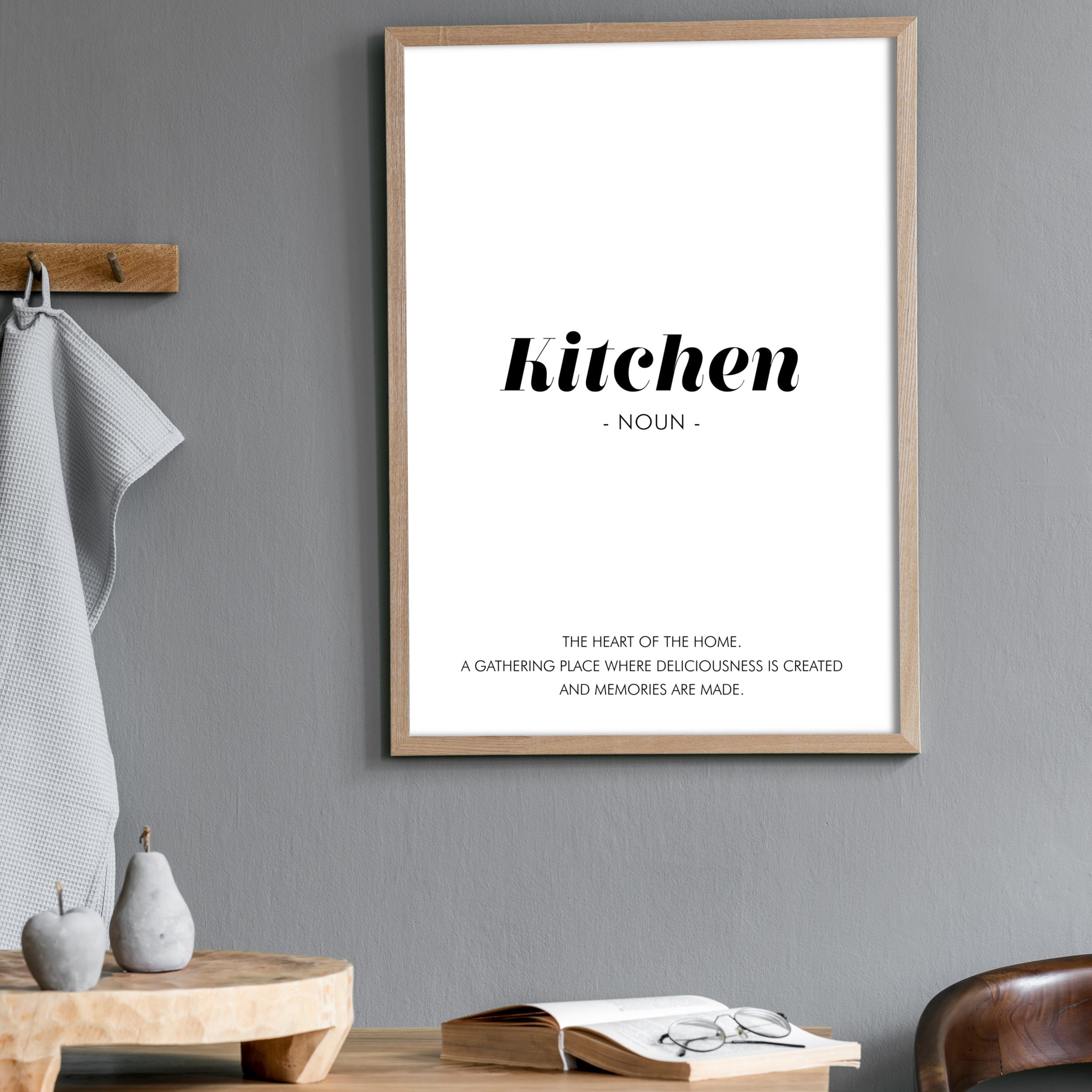 kitchen definition print poster