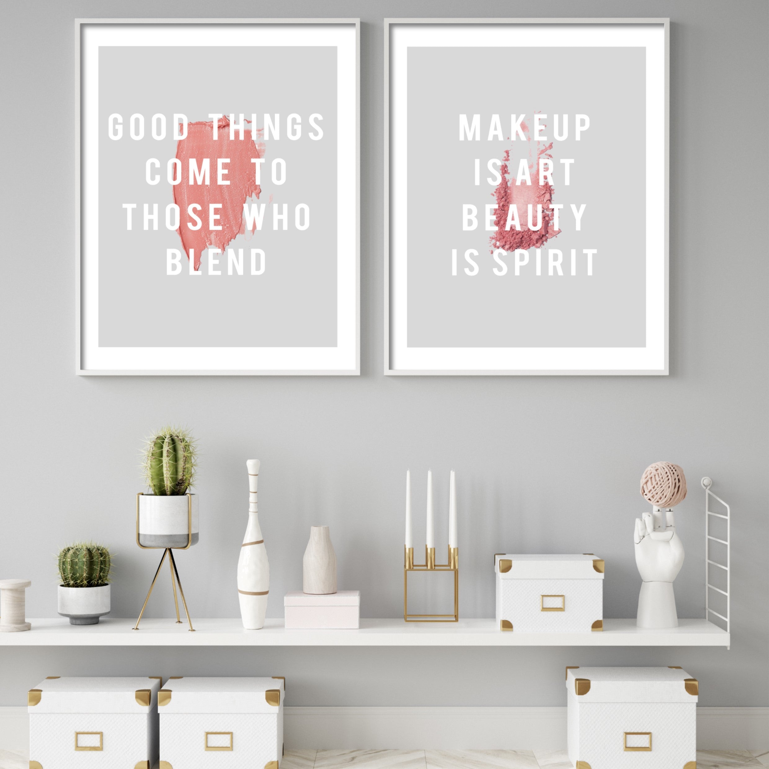 Print poster wall art good things come to those who blend