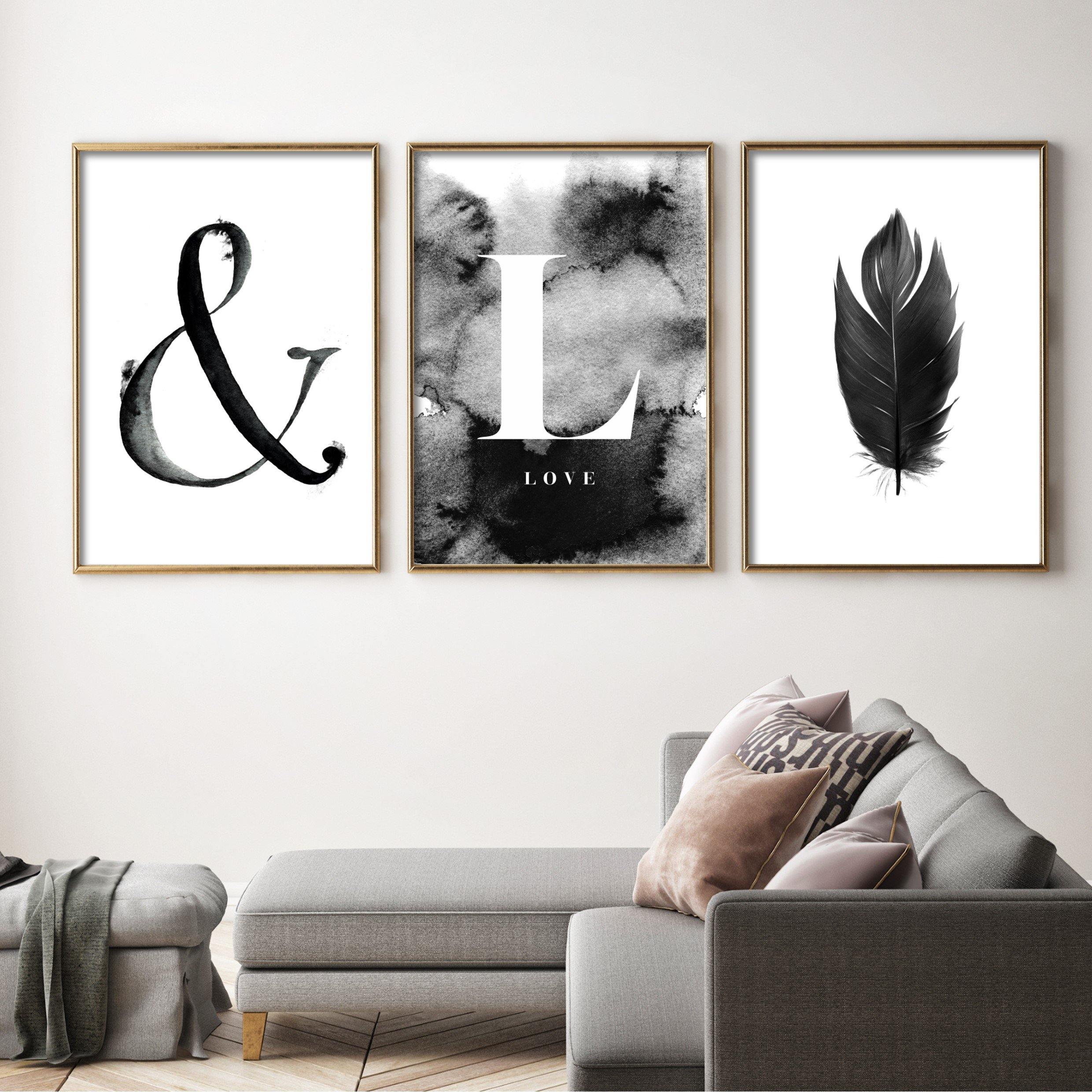 Print poster wall art black l