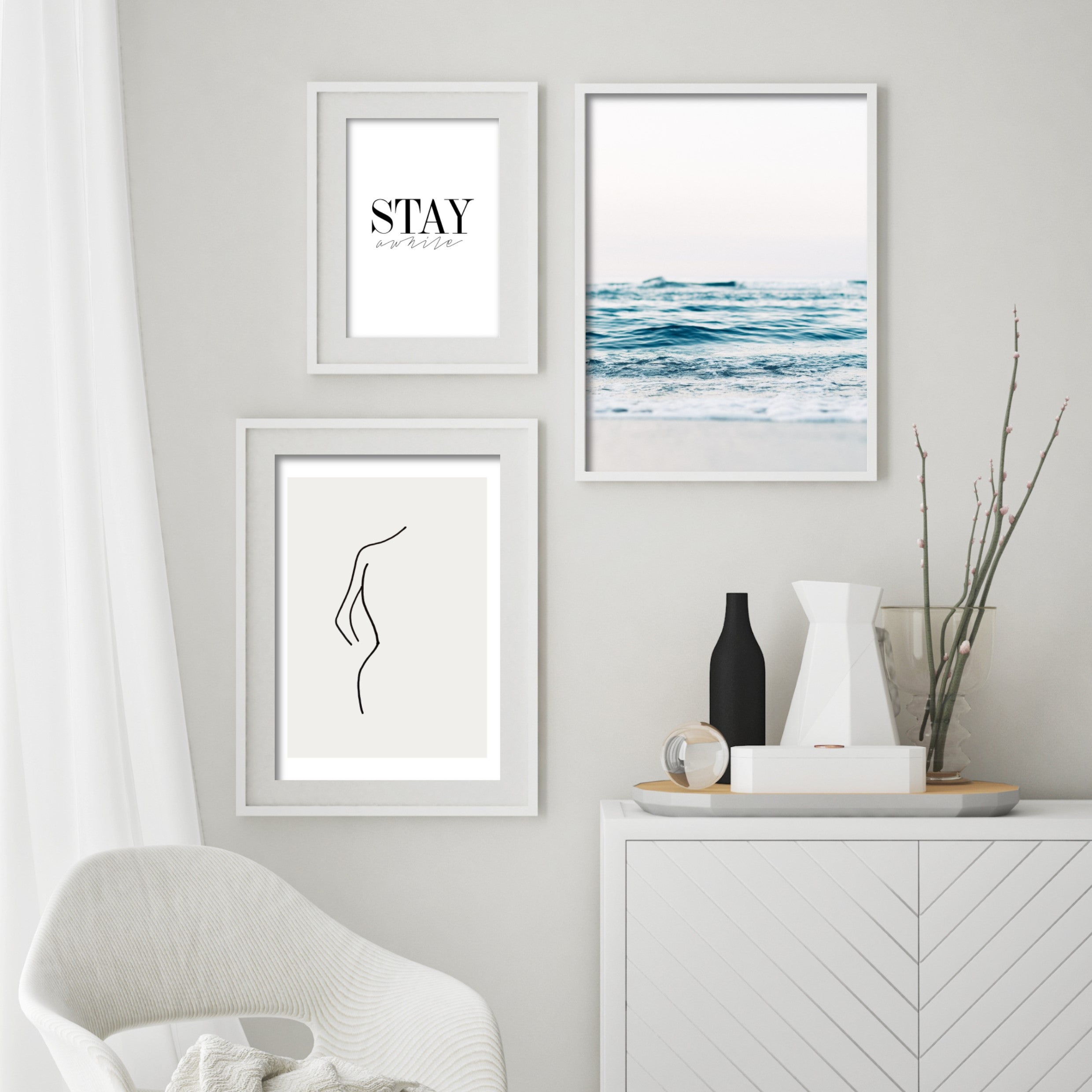 Print poster wall art shore