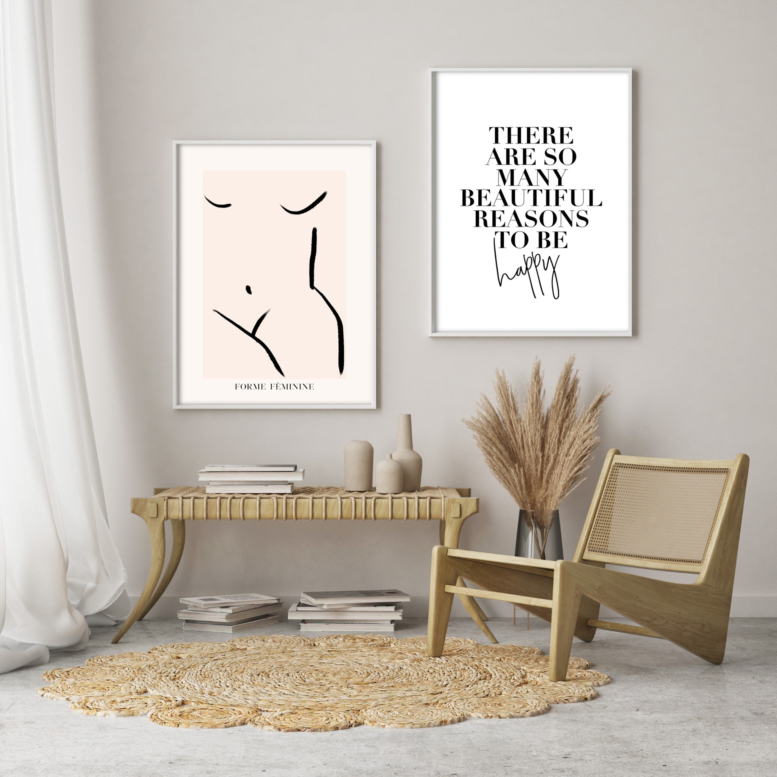 Print poster wall art there are so many beautiful reasons to be happy