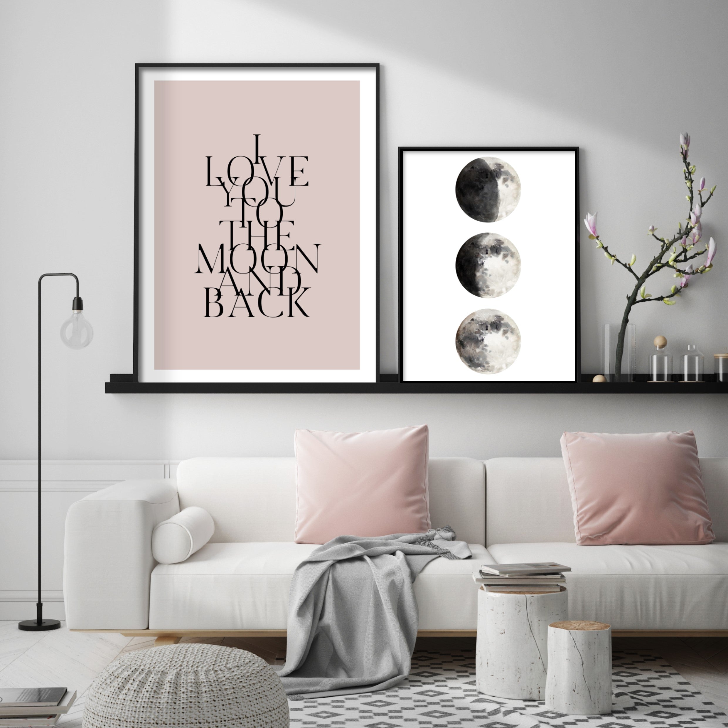 Print poster wall art phases